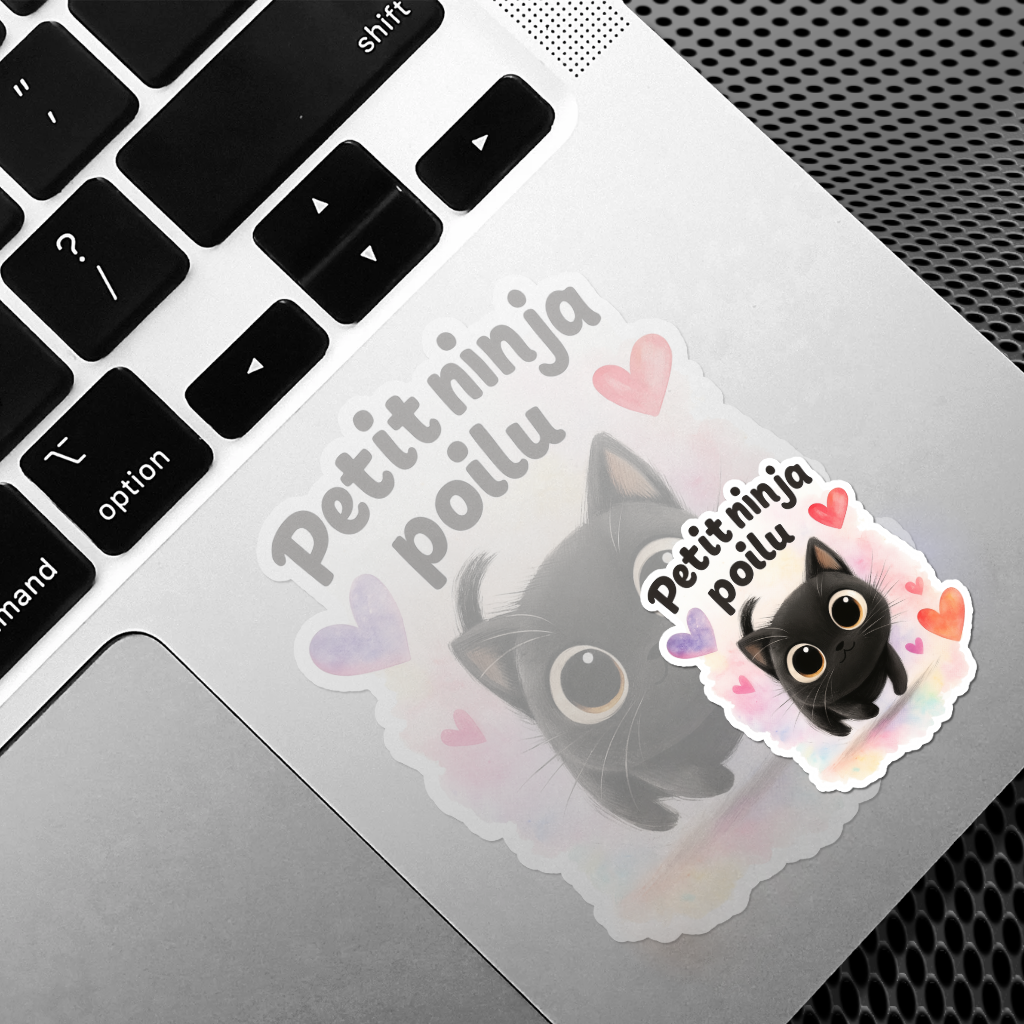 Autocollant Petit Ninja Poilu