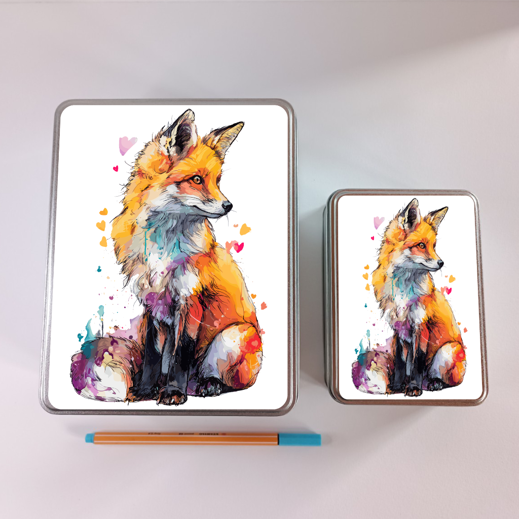 Boîte métallique  Renard, Le Gardien de la Forêt!