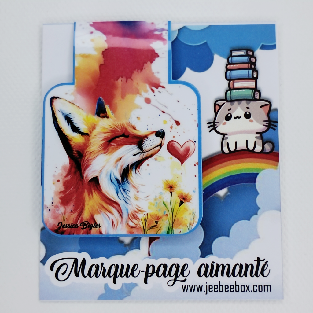 Marque-page aimanté