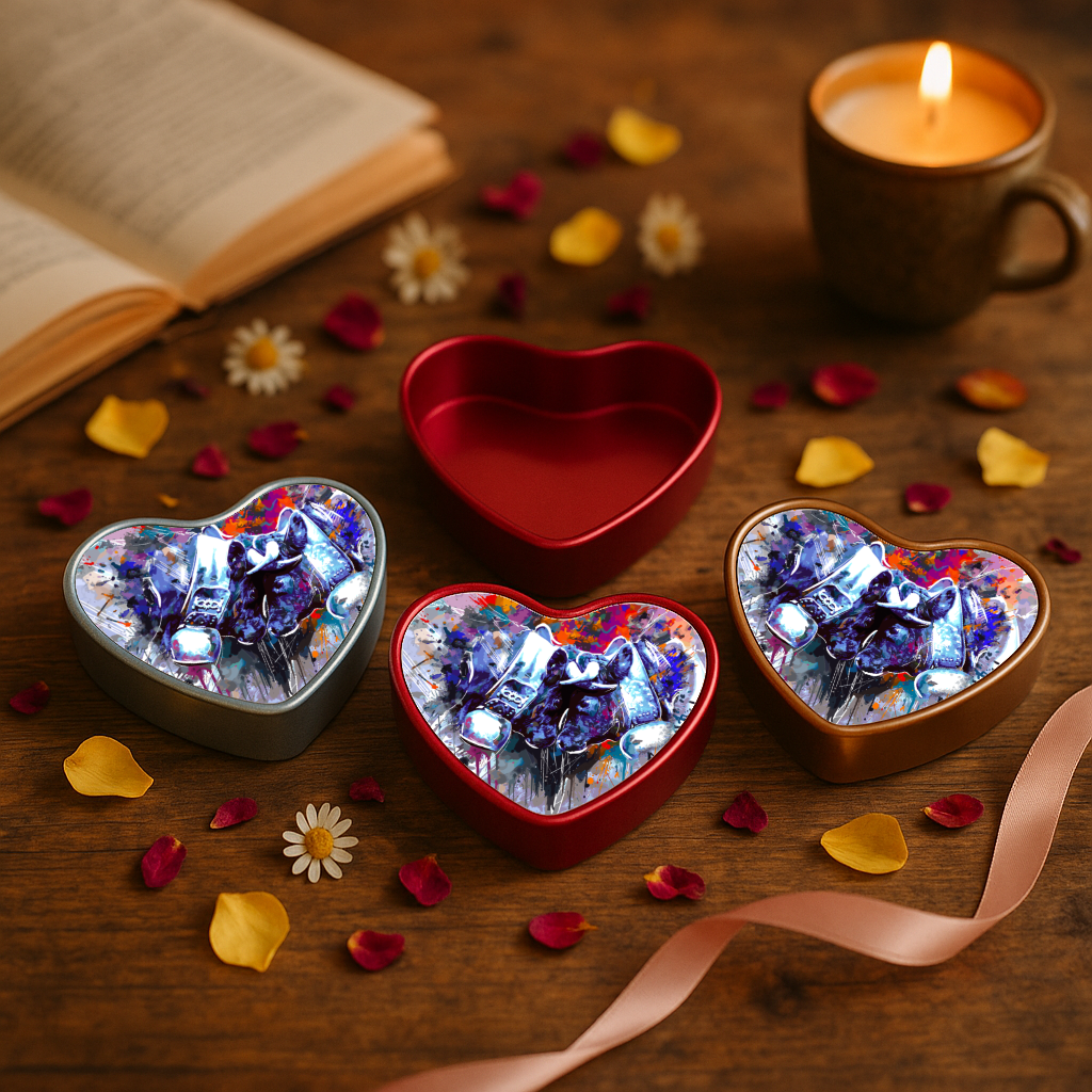 Boîte Vache d'Hérens coloré