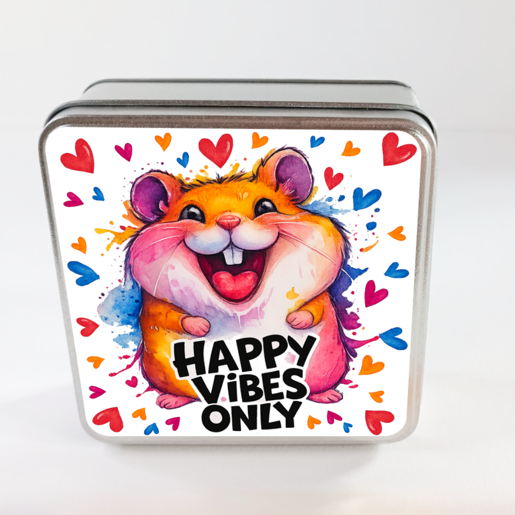 Boîte métallique décorative Hamster