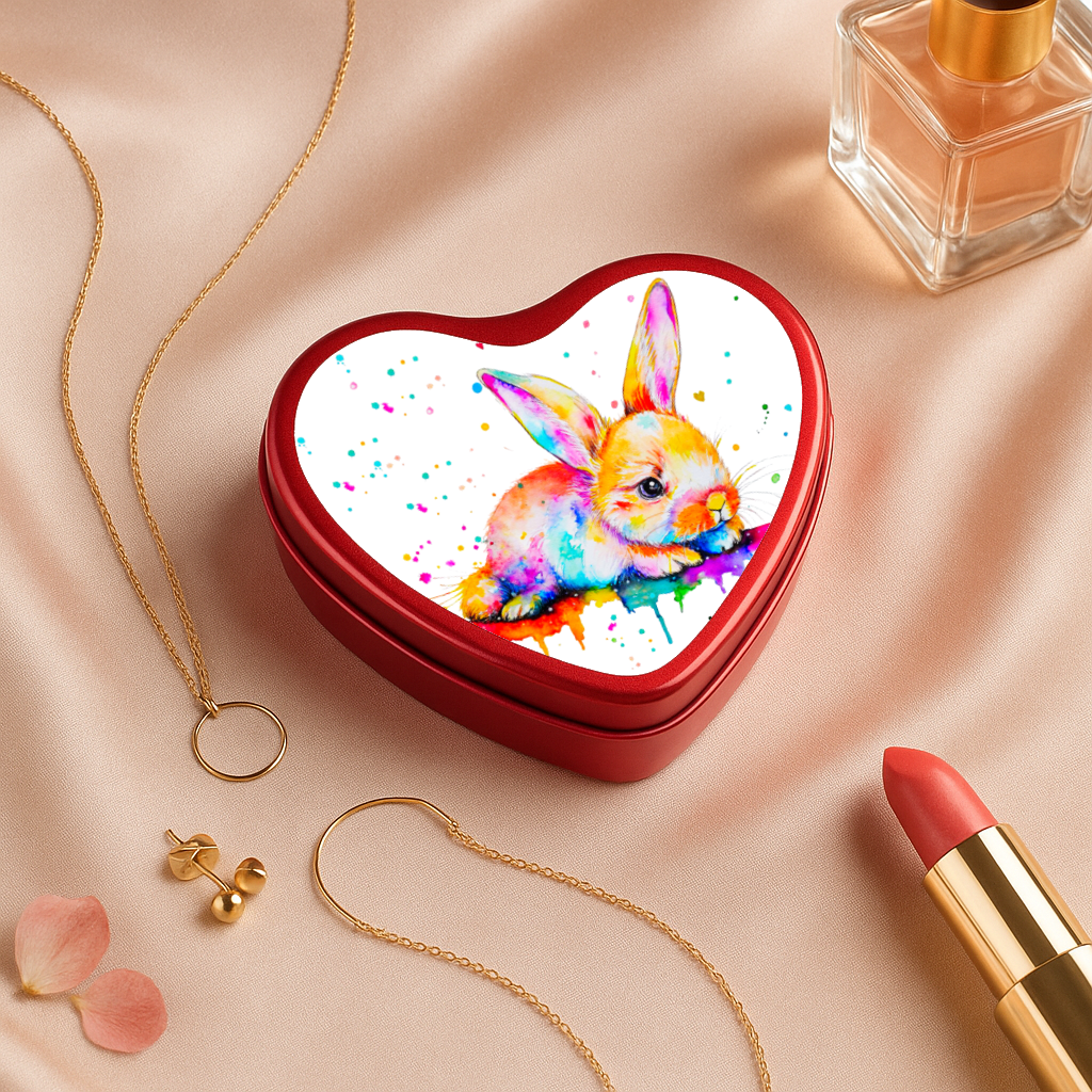 Boîte Lapin coloré