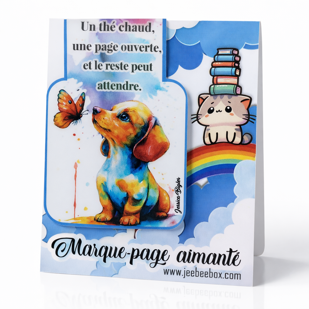Marque-page aimanté
