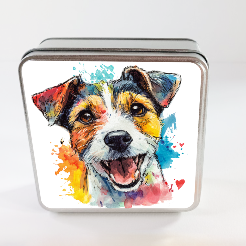Boîte métallique Jack Russel