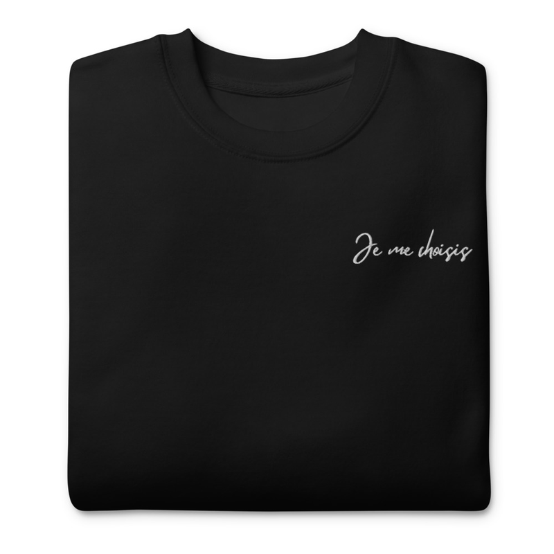Unisex Sweatshirt Je me choisis