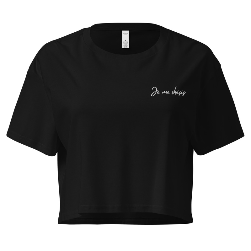 Crop top Femme Je me choisis