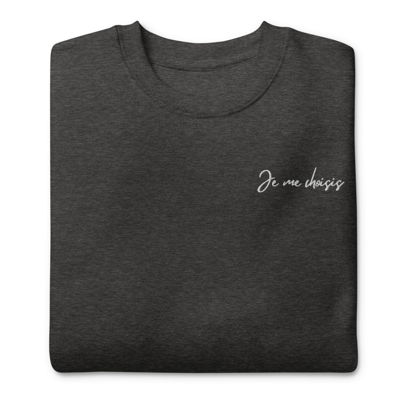 Unisex Sweatshirt Je me choisis