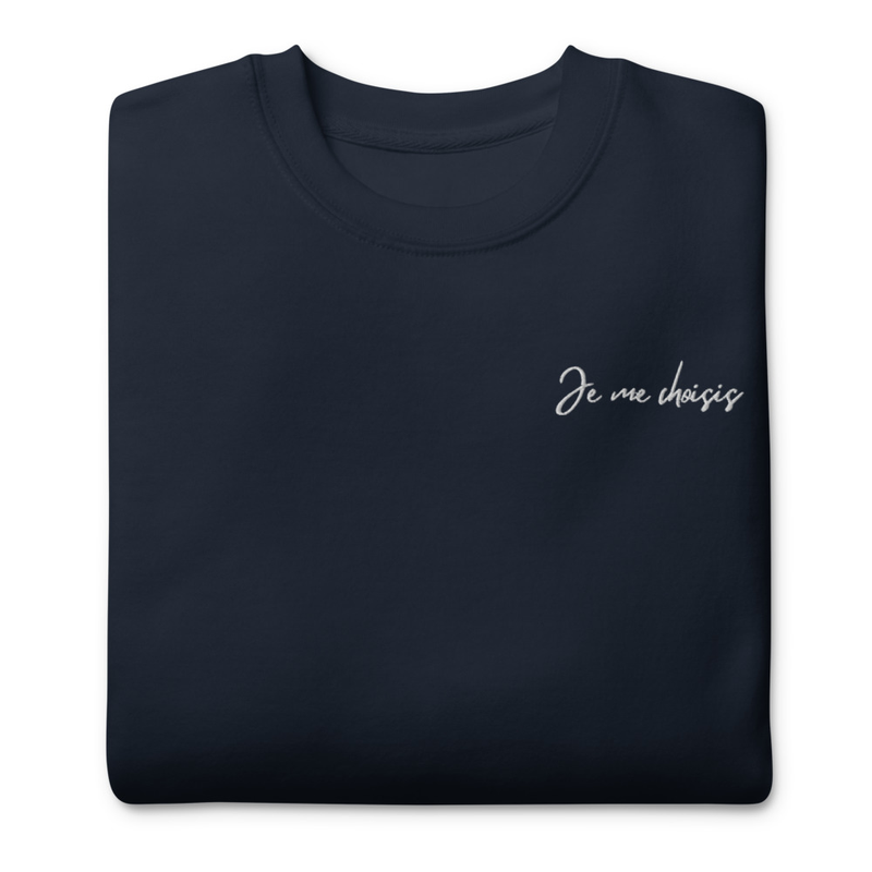 Unisex Sweatshirt Je me choisis