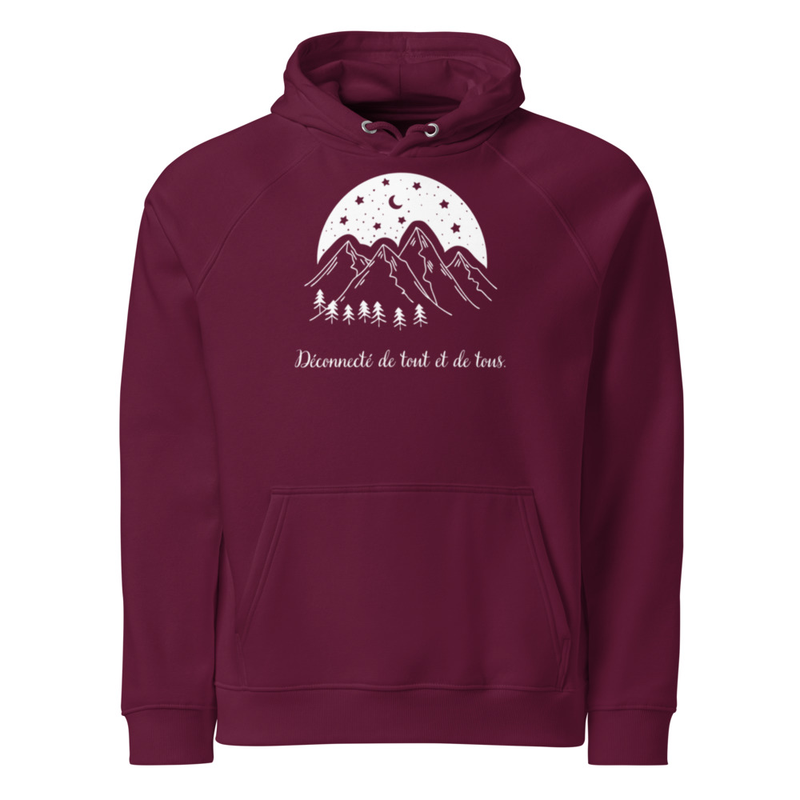 Unisex hoodie Déconnecté de tout et de tous