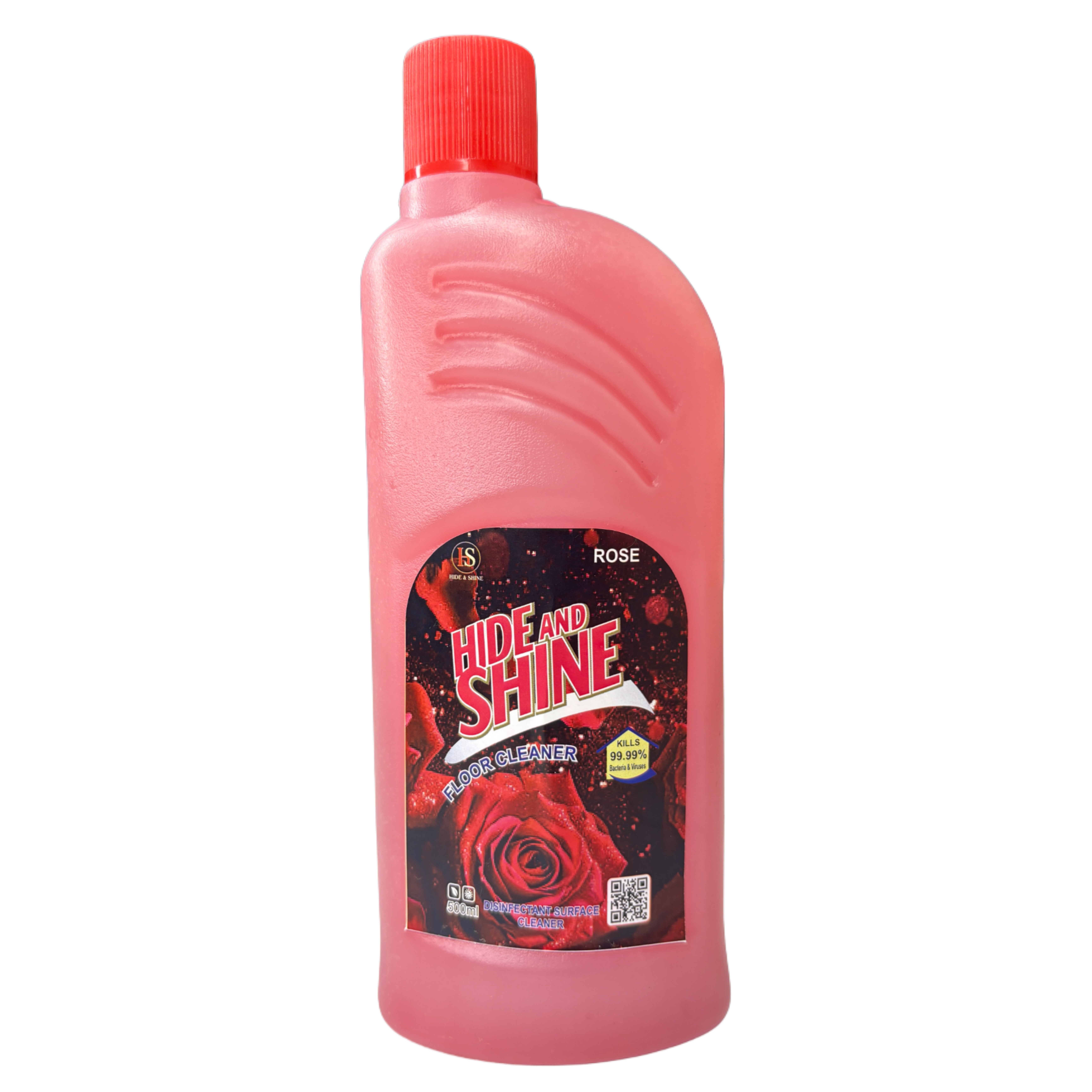 Hide & Shine Advanced Germ Protection Red Floor Cleaner 500ml – 99.9% Germ Protection