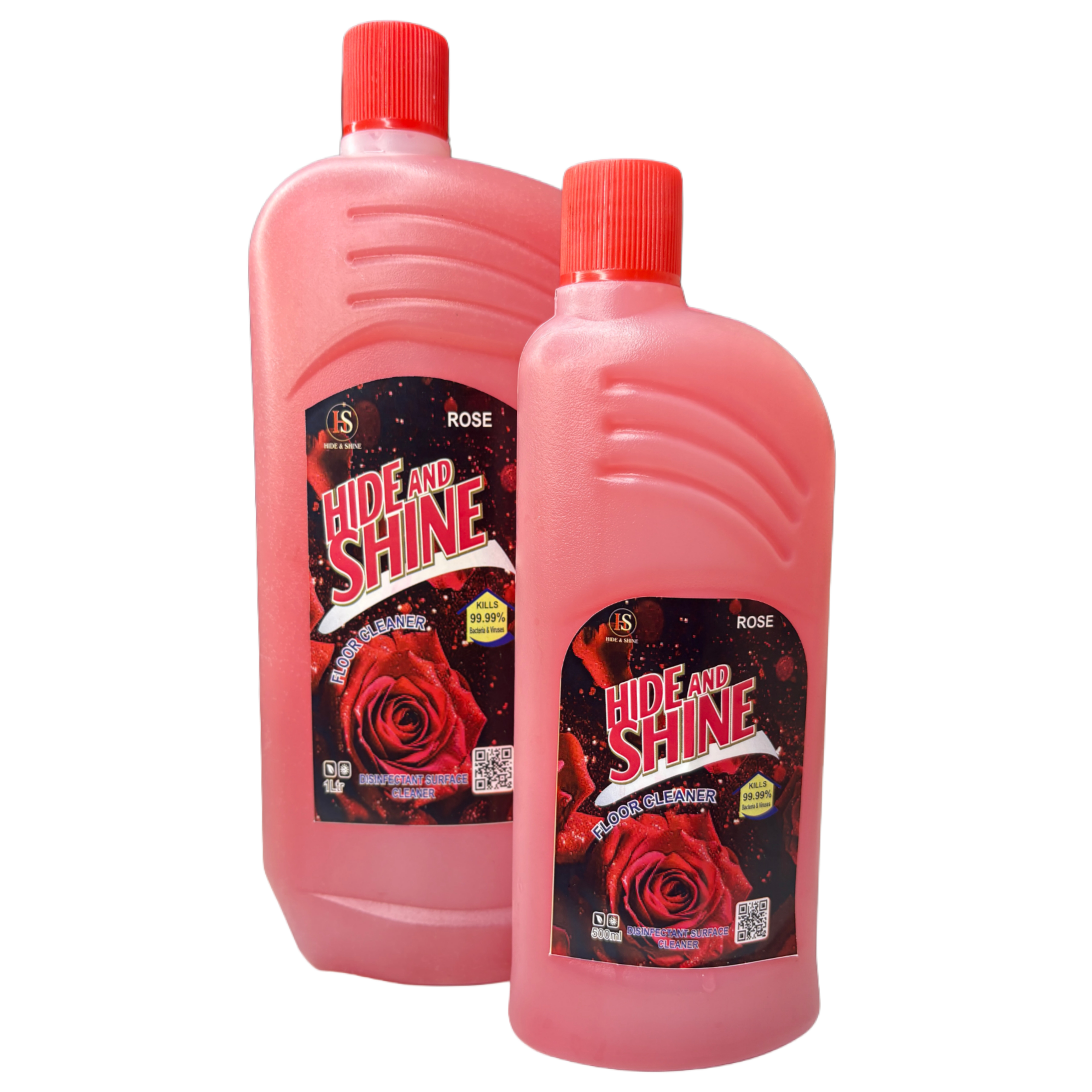 Hide & Shine  Advanced Germ Protection Red Floor Cleaner 500ml – 99.9% Germ Protection