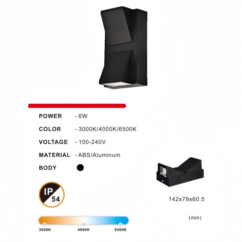 Modern Wall Light 6W