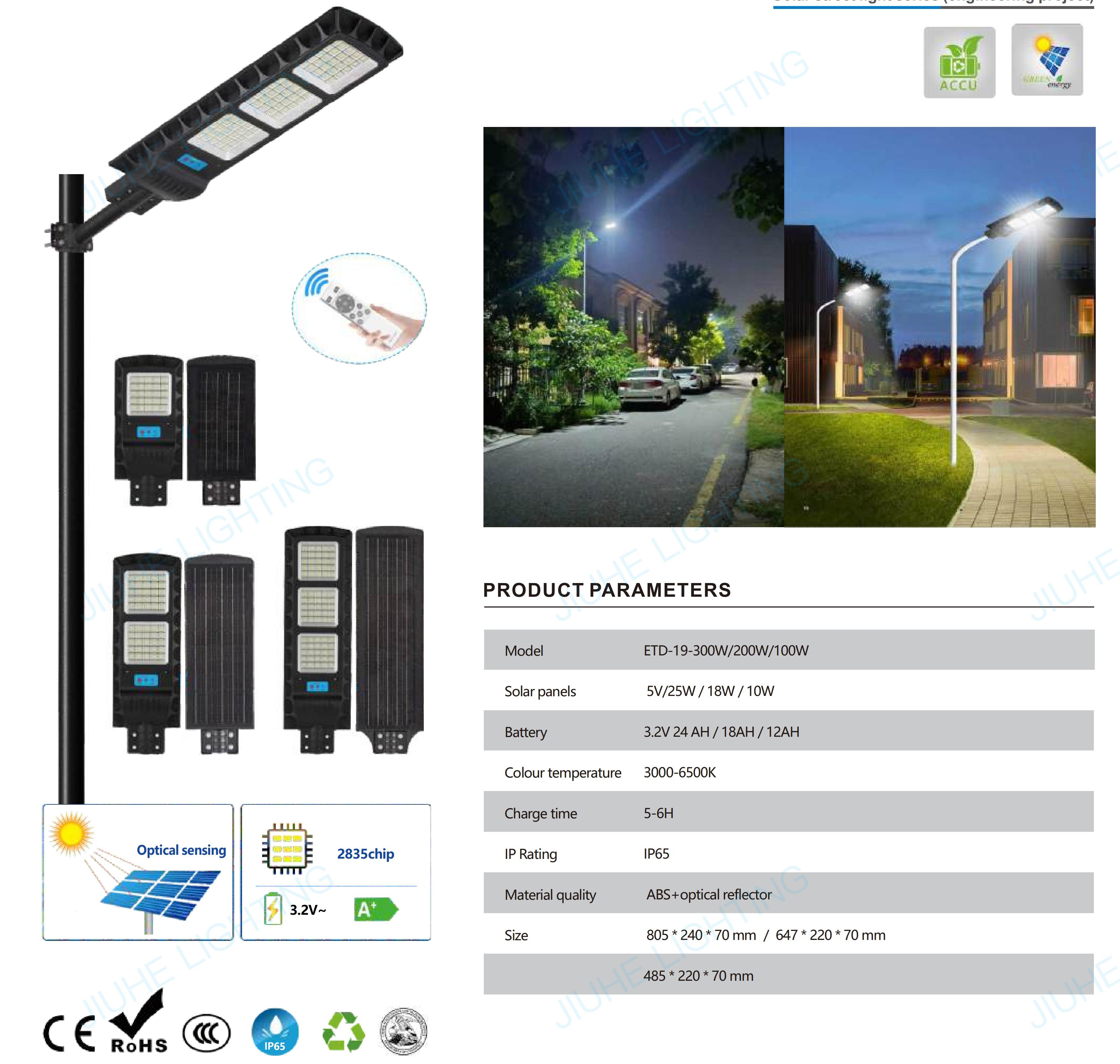 Solar Street Light Integrated LED Street Light 