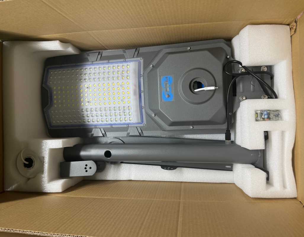 Solar LED Street Light with surveillance cameras