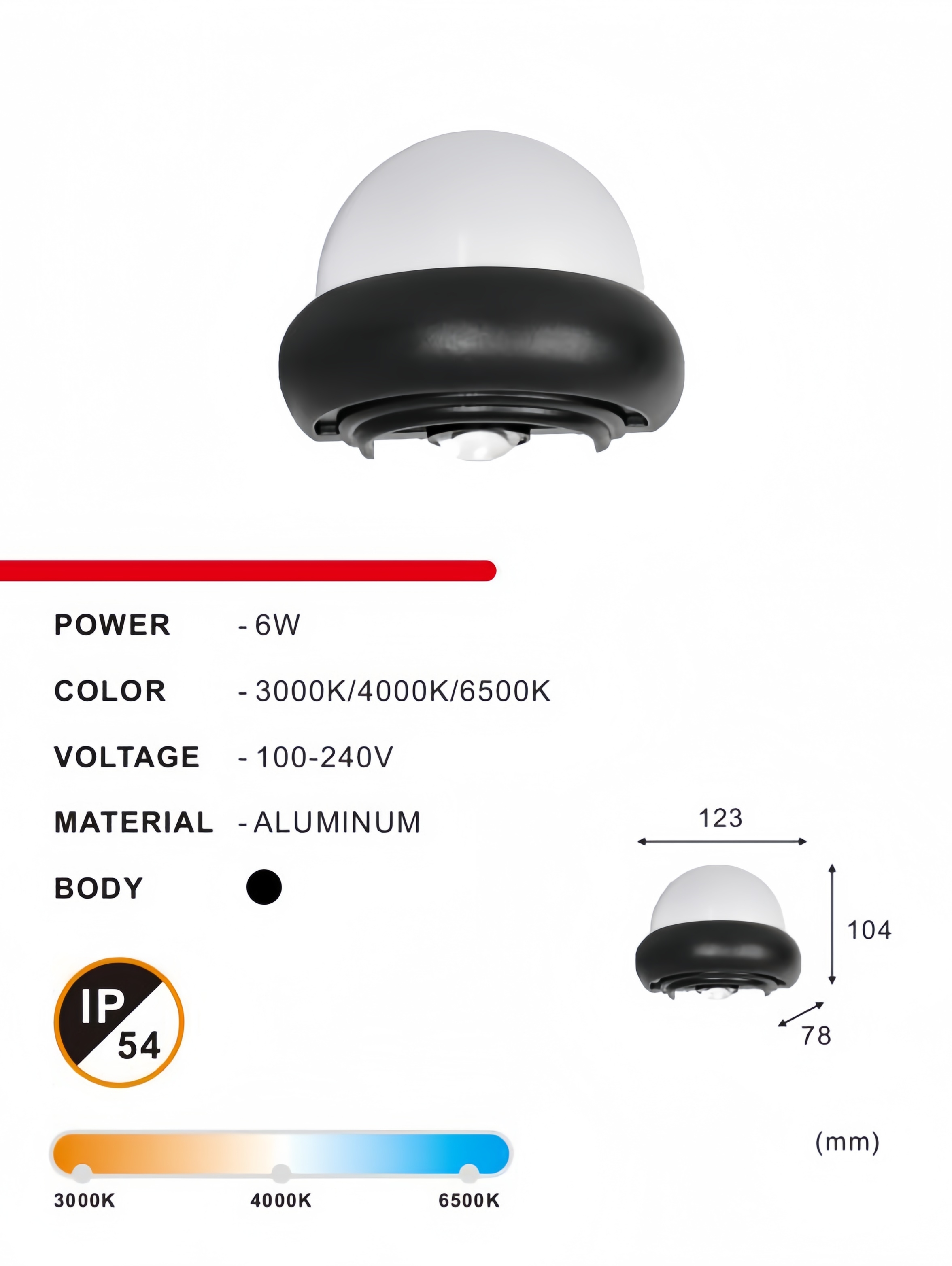 LED Wall Lamp - Modern Minimalist Waterproof Outdoor Wall Lamp