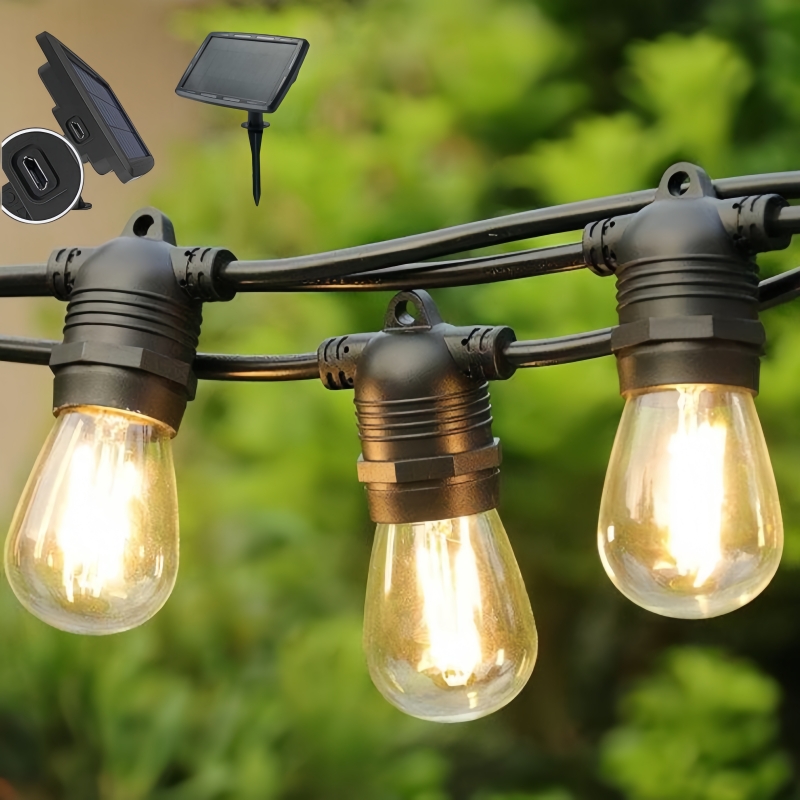 Solar-Powered String Lights