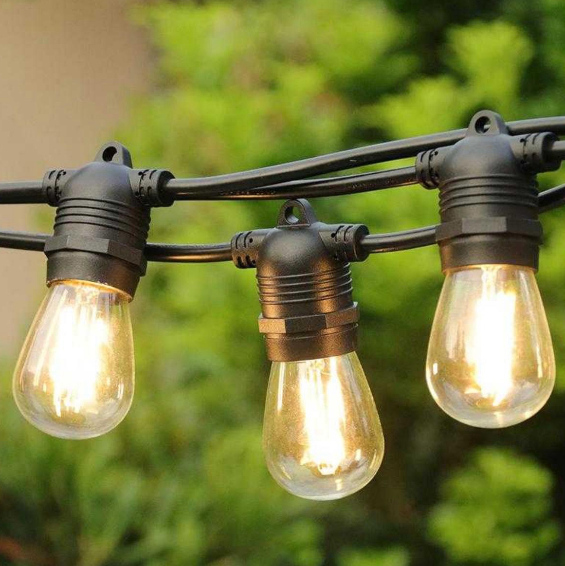 Solar Powered String Lights with Socket