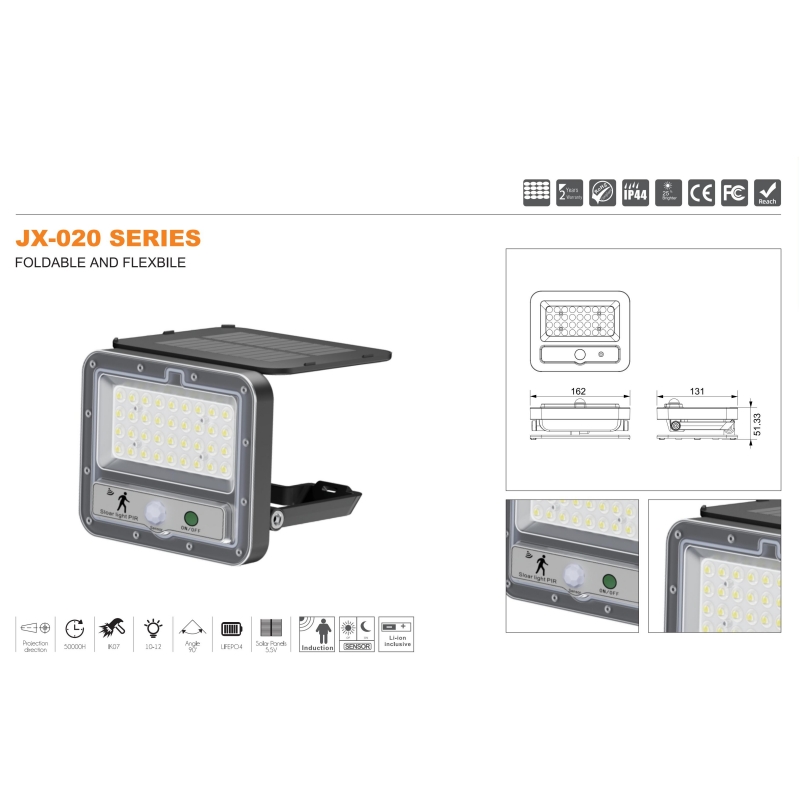 Solar LED Outdoor Wall Light -1