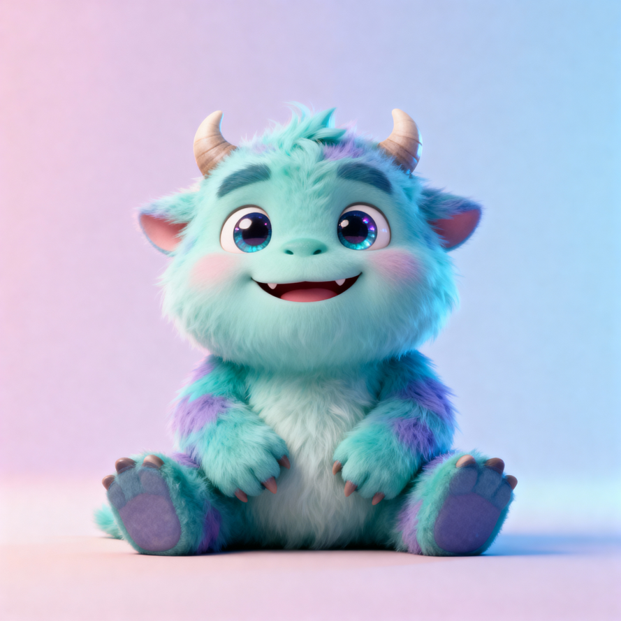 Plush Furry Monster Toy