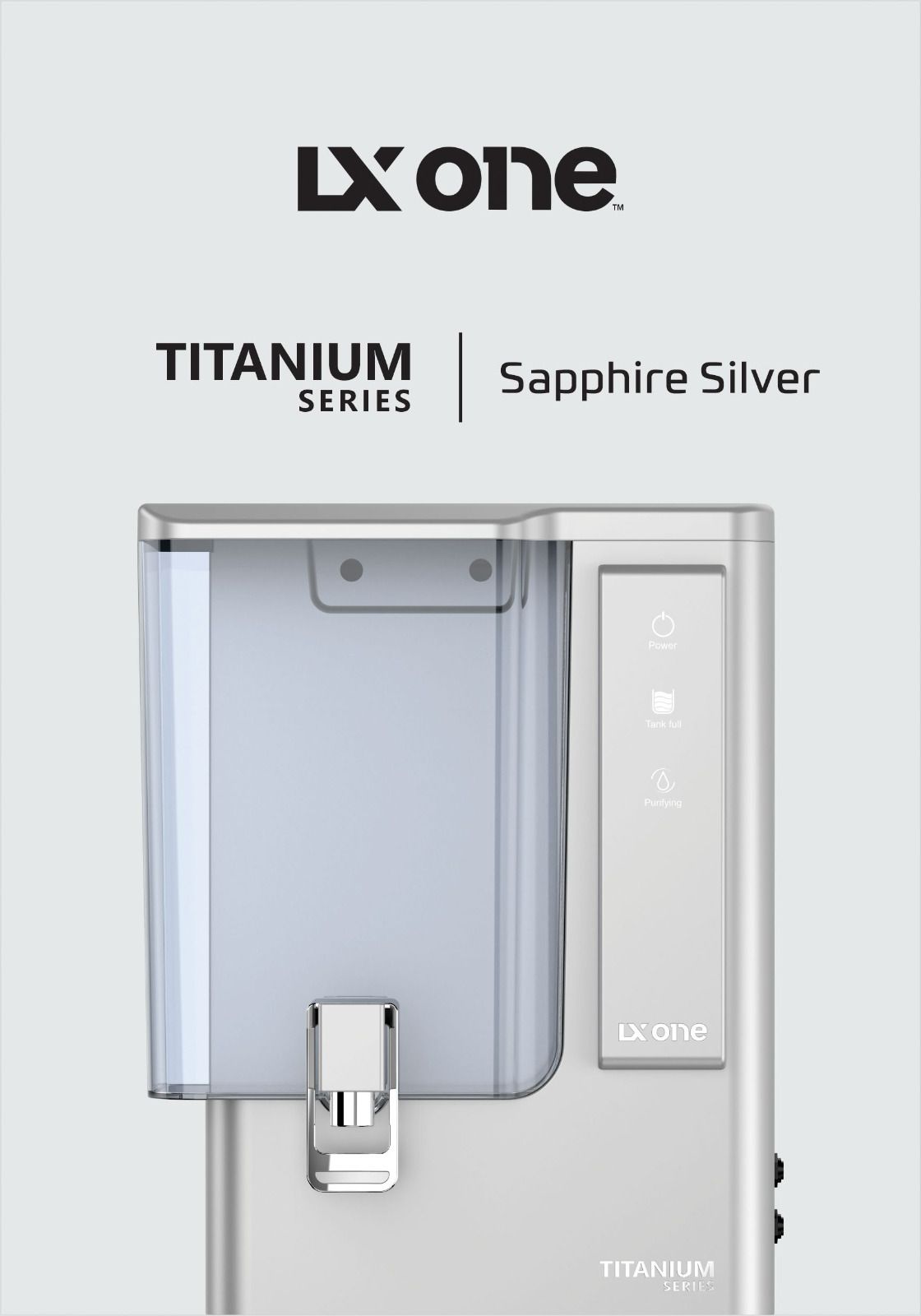 LX One Titanium Series Water Purifier