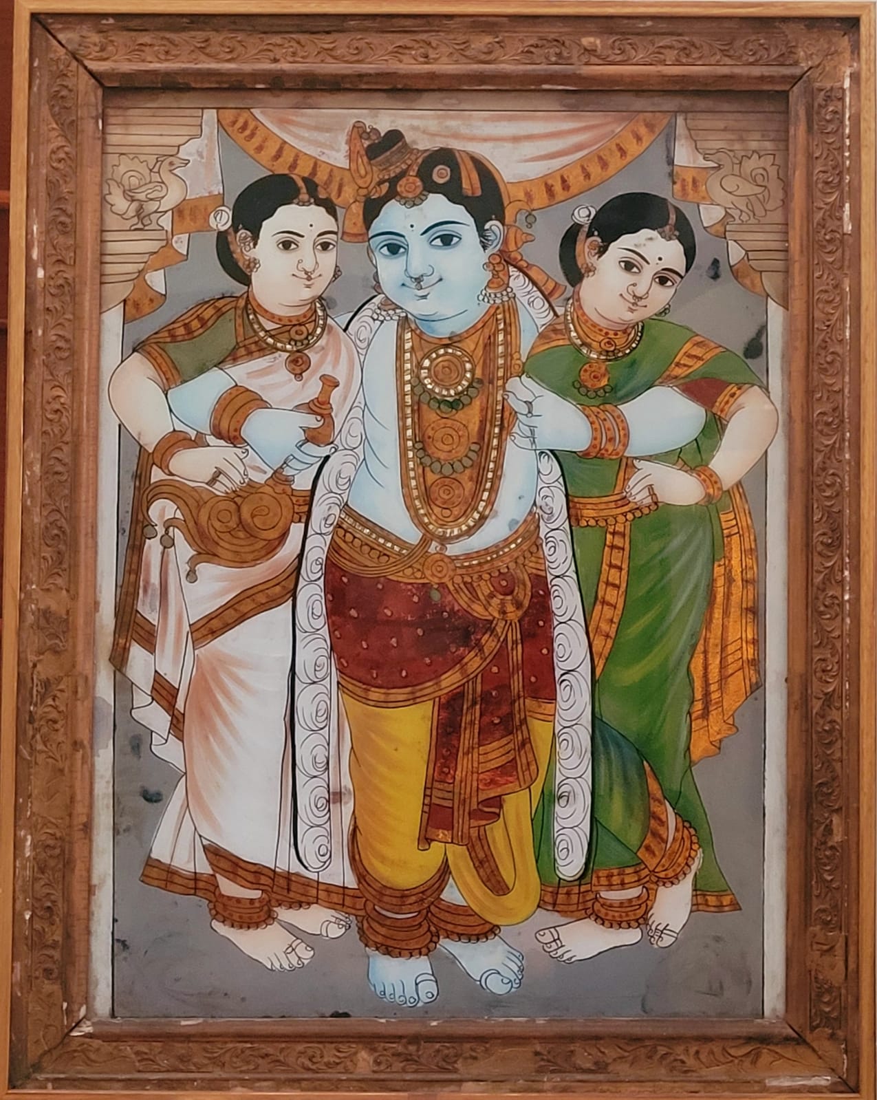 Tanjore Glass Painting