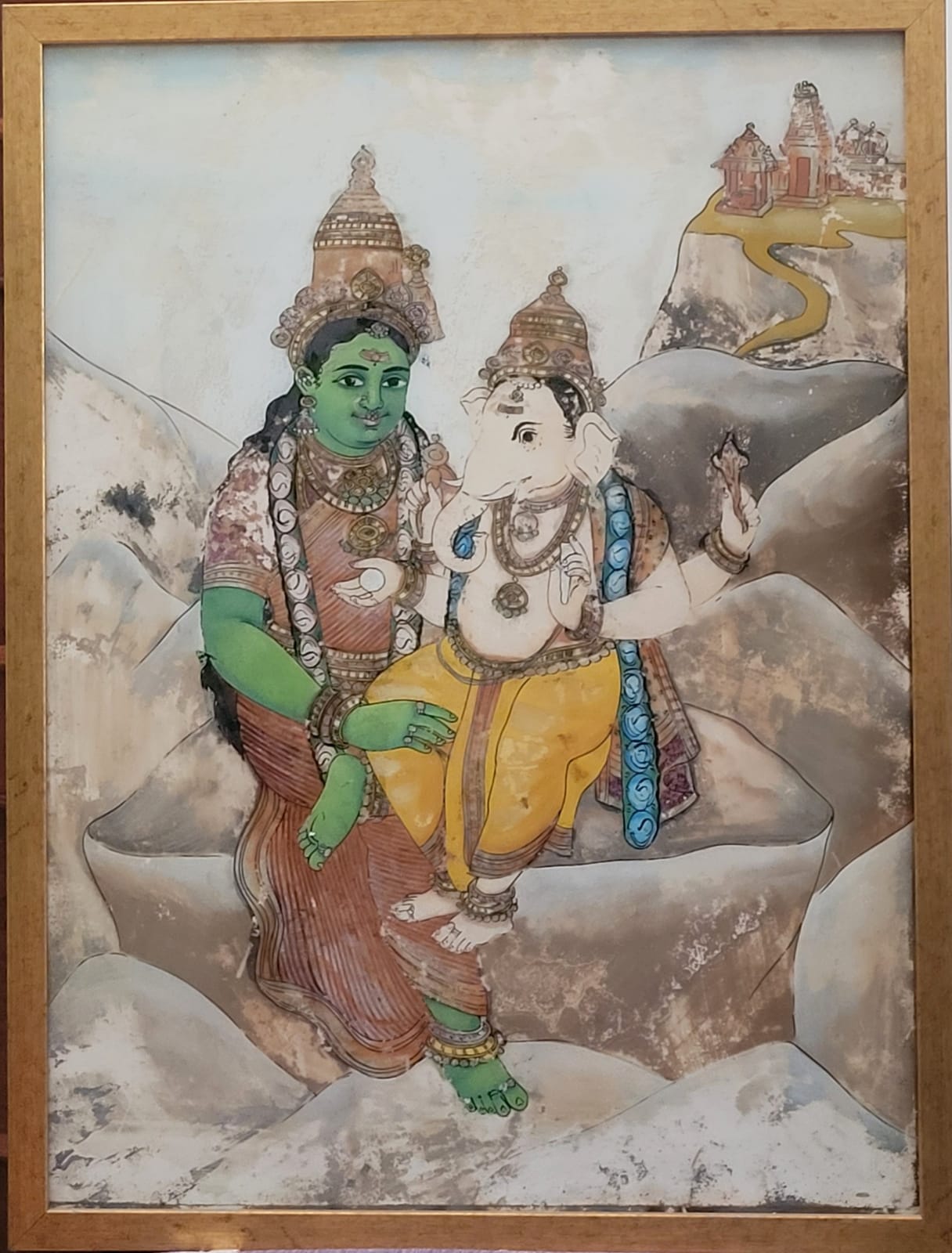  Tanjore Glass Painting  