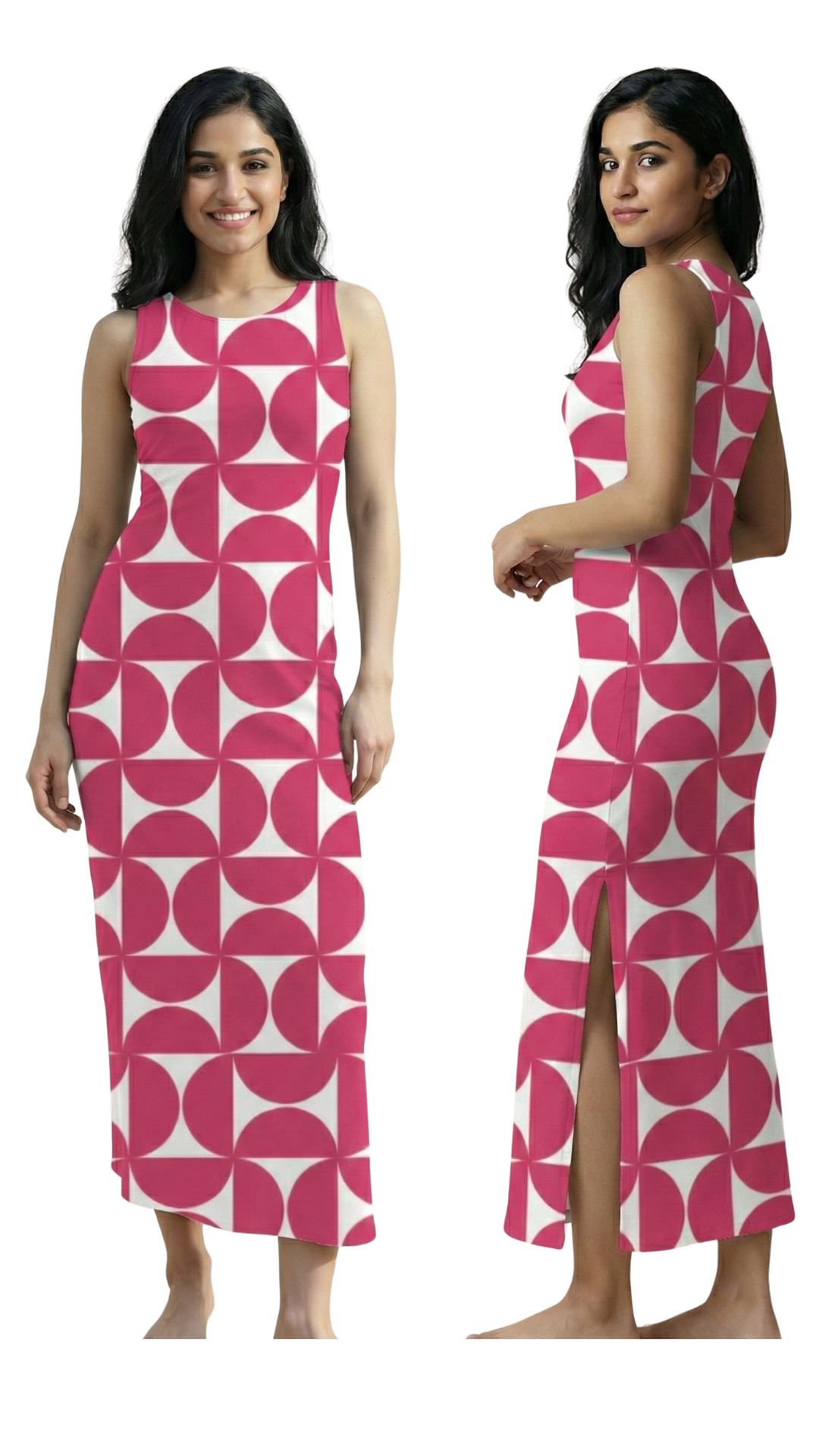 Colorful Abstract Bodycon Dress