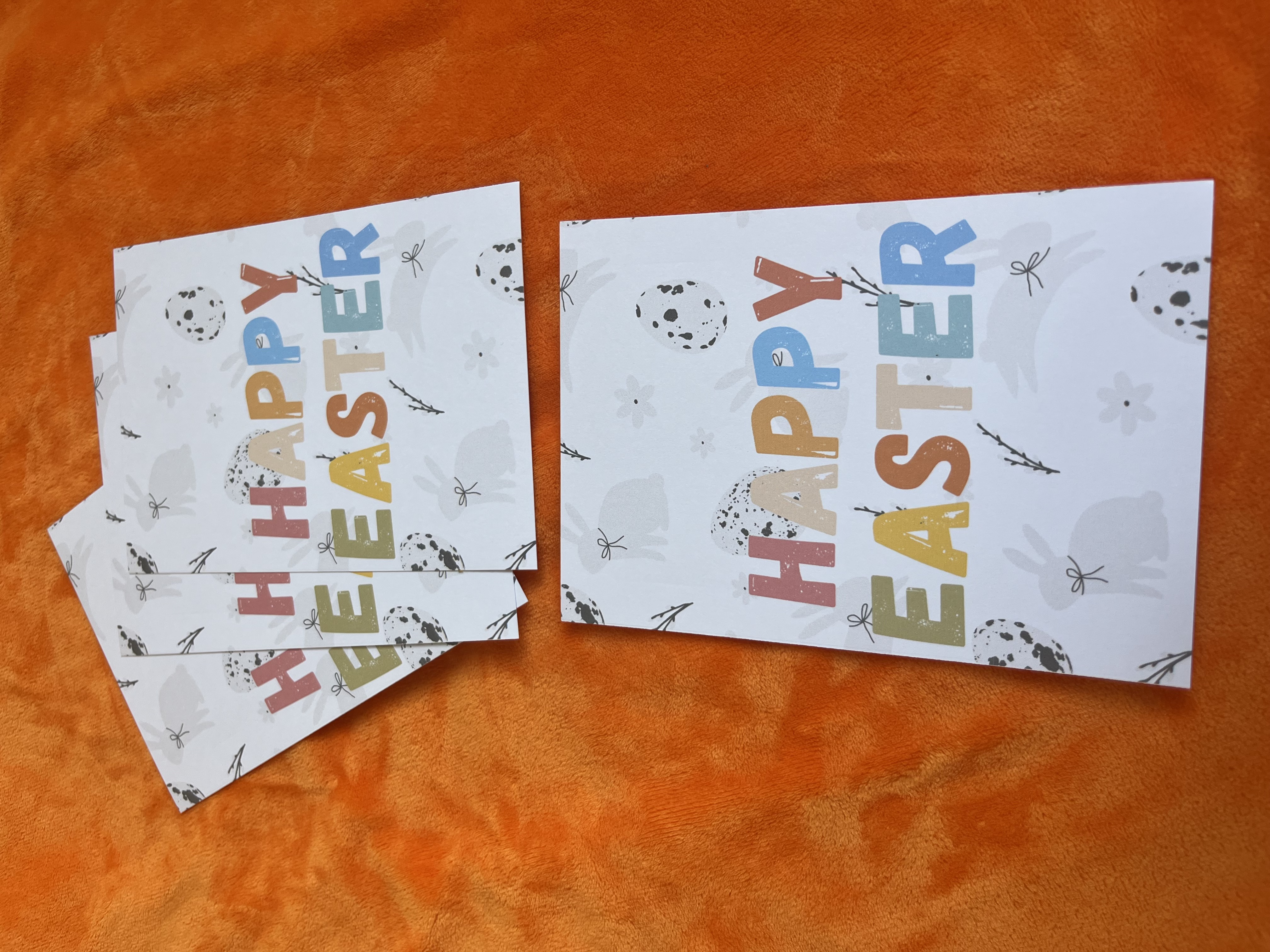 Sveikinimo atvirukas „Happy Easter“ (10,4x14,9 cm)