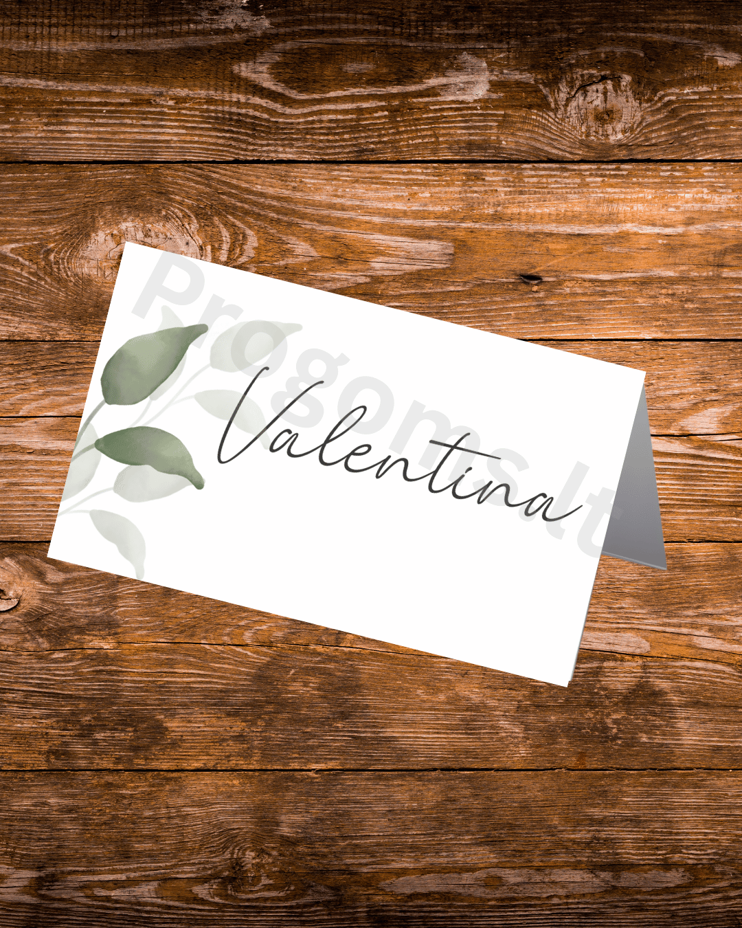 Minimalistinės stalo kortelės, 10 vnt.