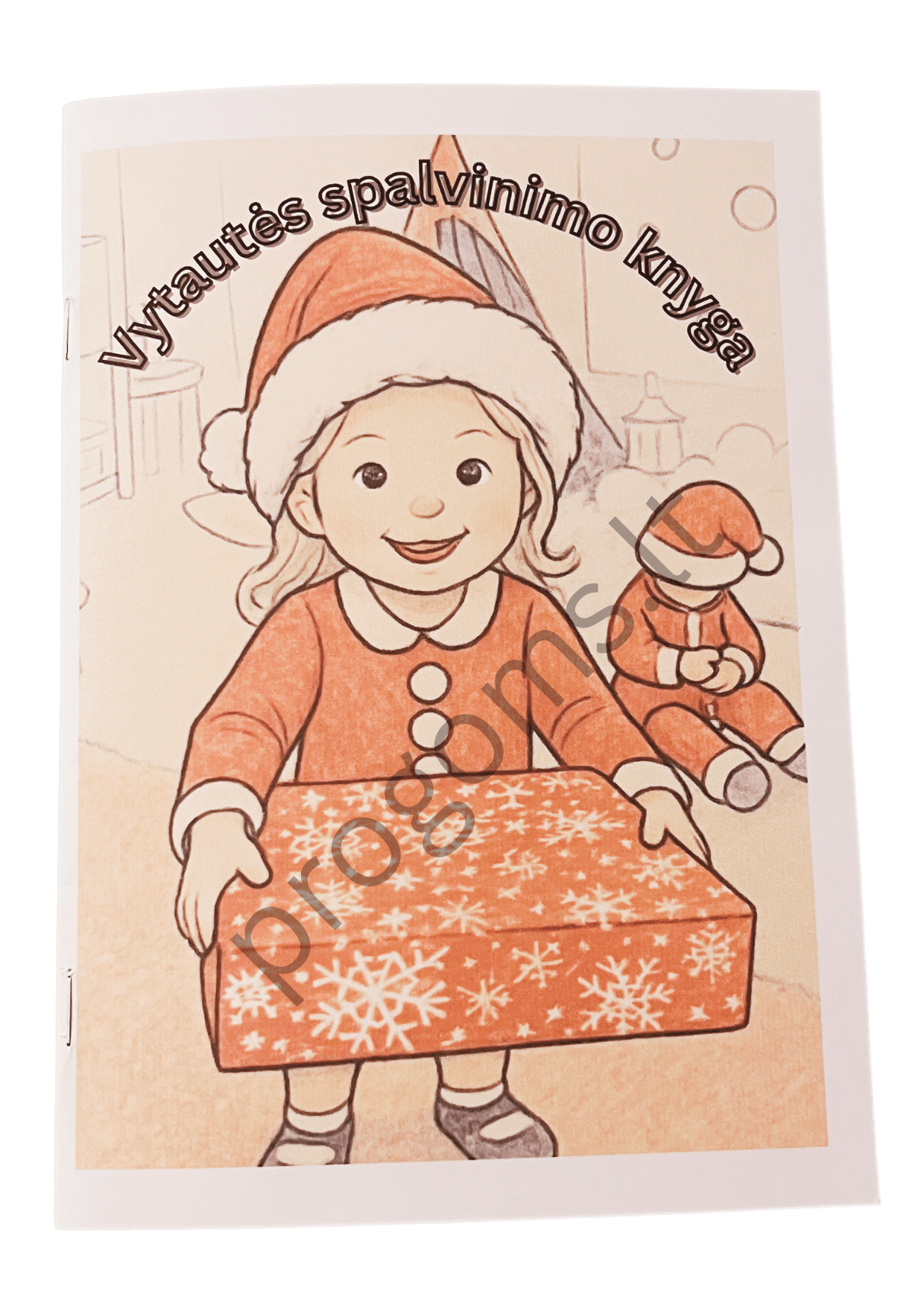 Personalizuota spalvinimo knygelė. Susegta