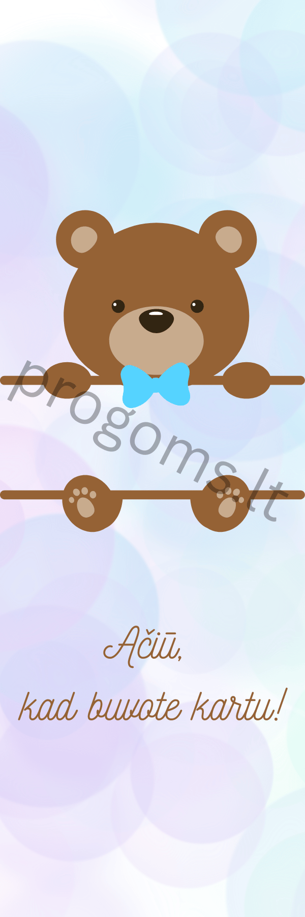 Stalo kortelės. Ačiū, kad buvote kartu! (10 vnt.)