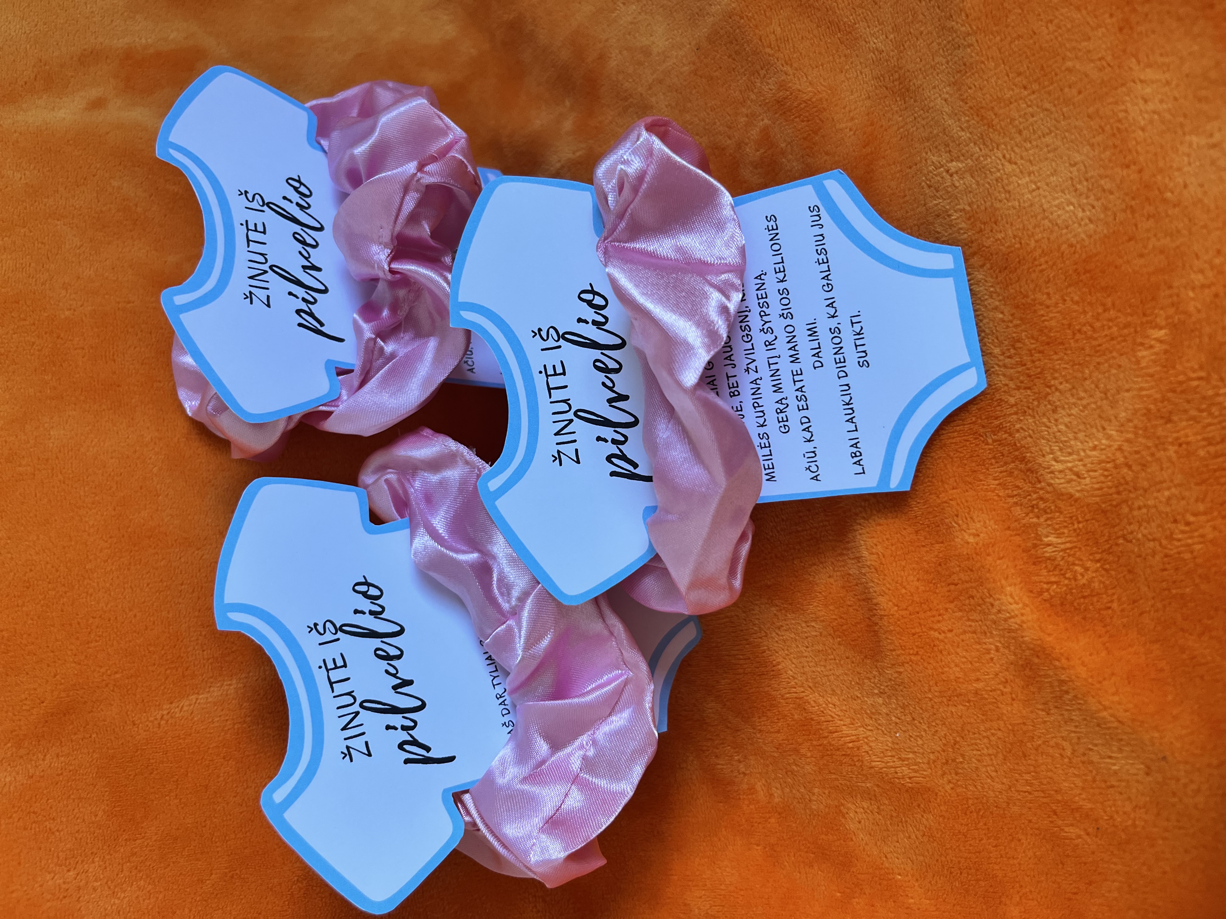 „Žinutė iš pilvelio“ – Baby Shower kortelės. 