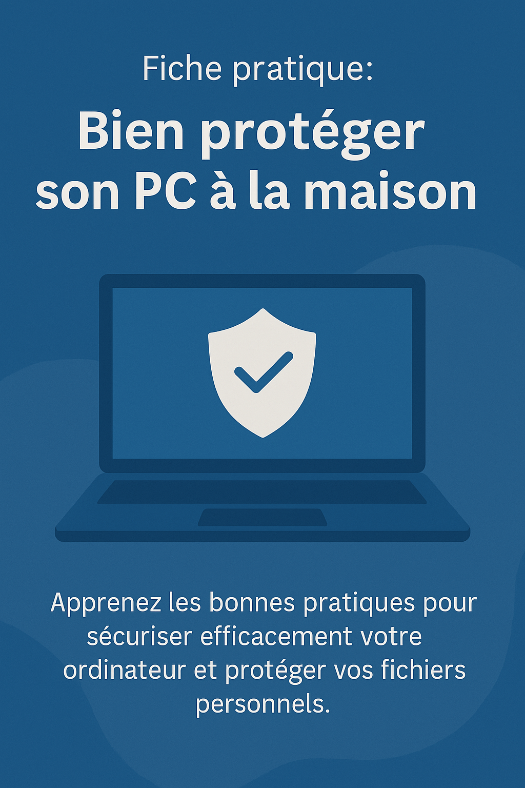 Fiche pratique : Bien protéger son PC à la maison
