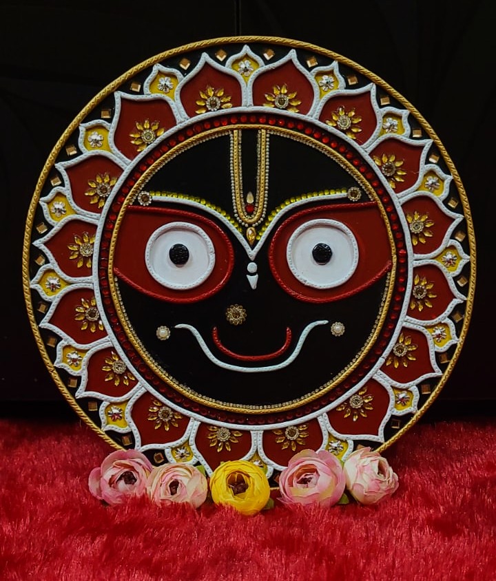 Lord Jagannath Lippan Art