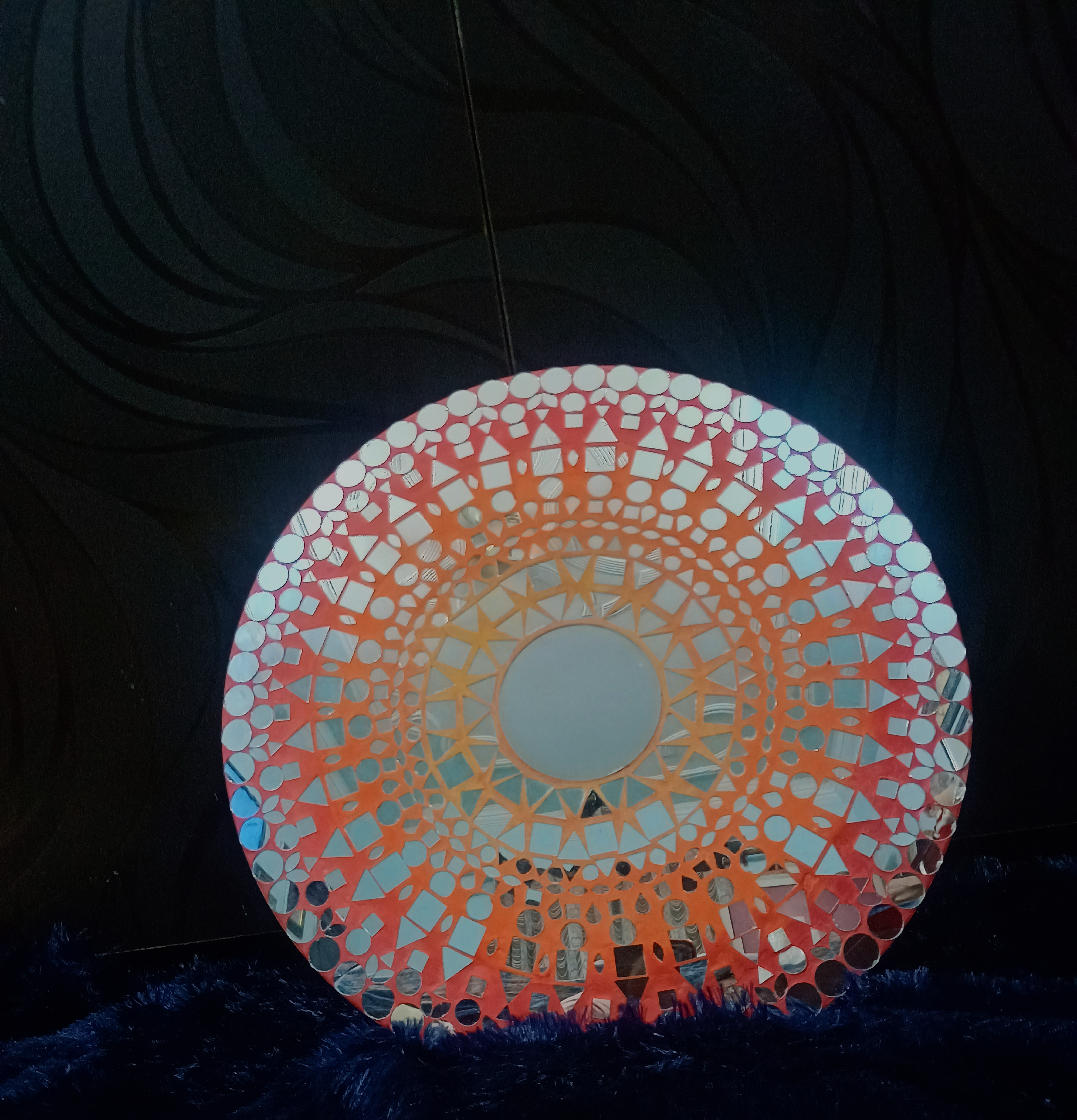 Mosaic Mirror Wall Decor – Brilliant Reflections ✨