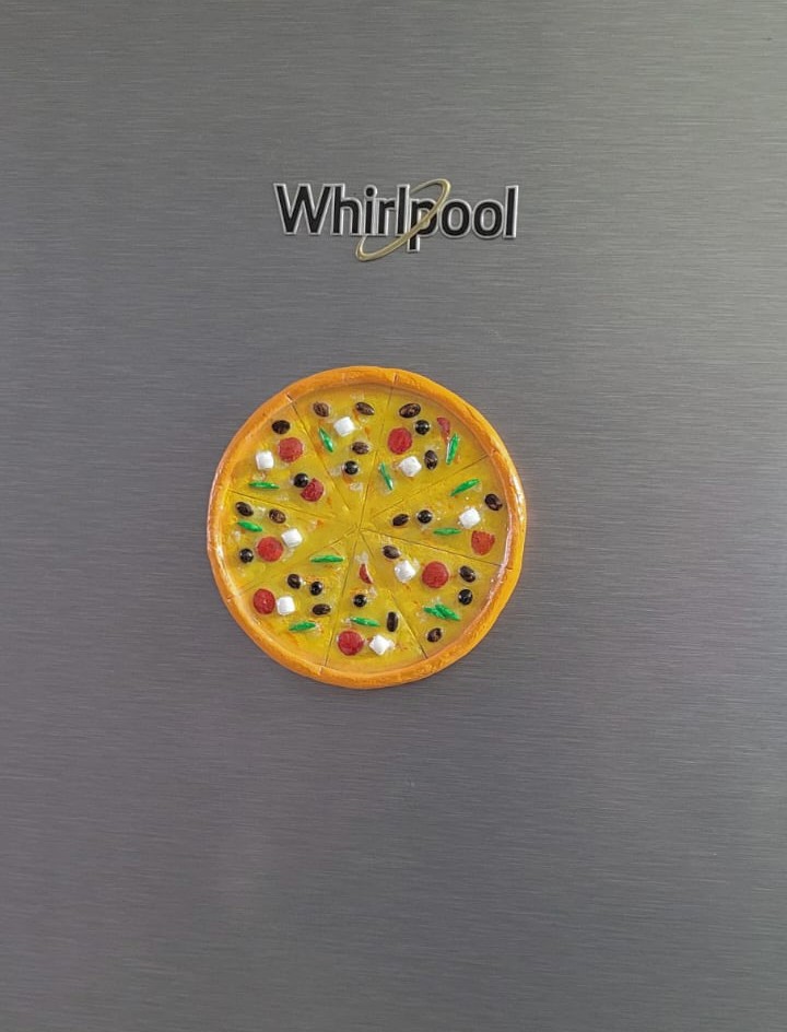 Pizza Shaped Refrigerator Magnet
