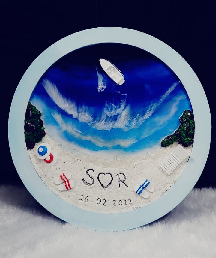 Beach Theme Resin wall decor-Wall Art