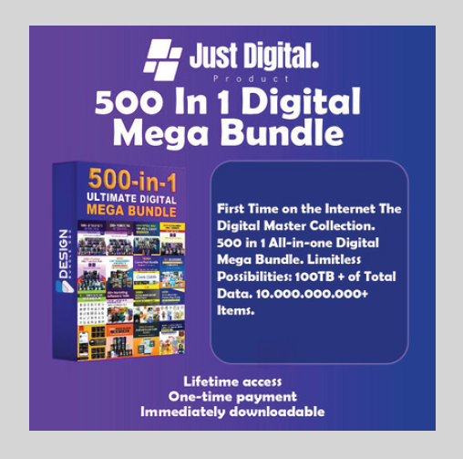 500-en-1 Méga Pack Digital