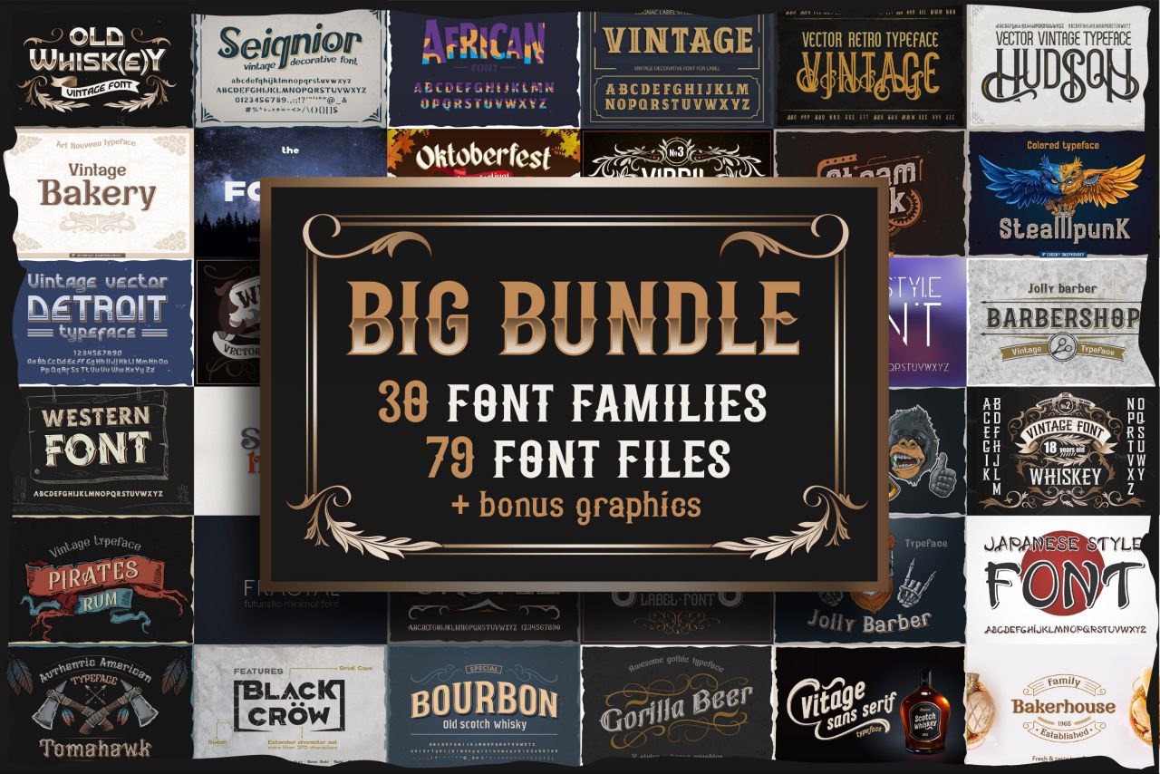 Pack de Polices Géant