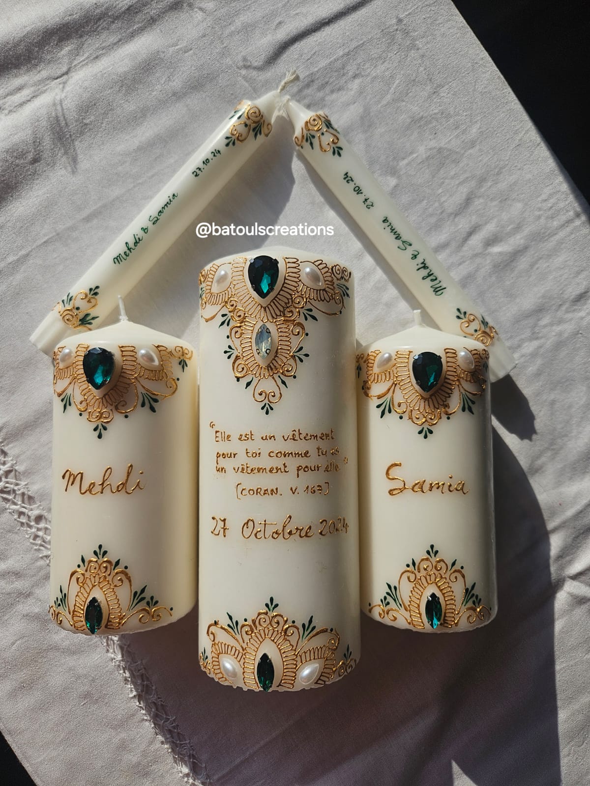 Bougies personnalisées