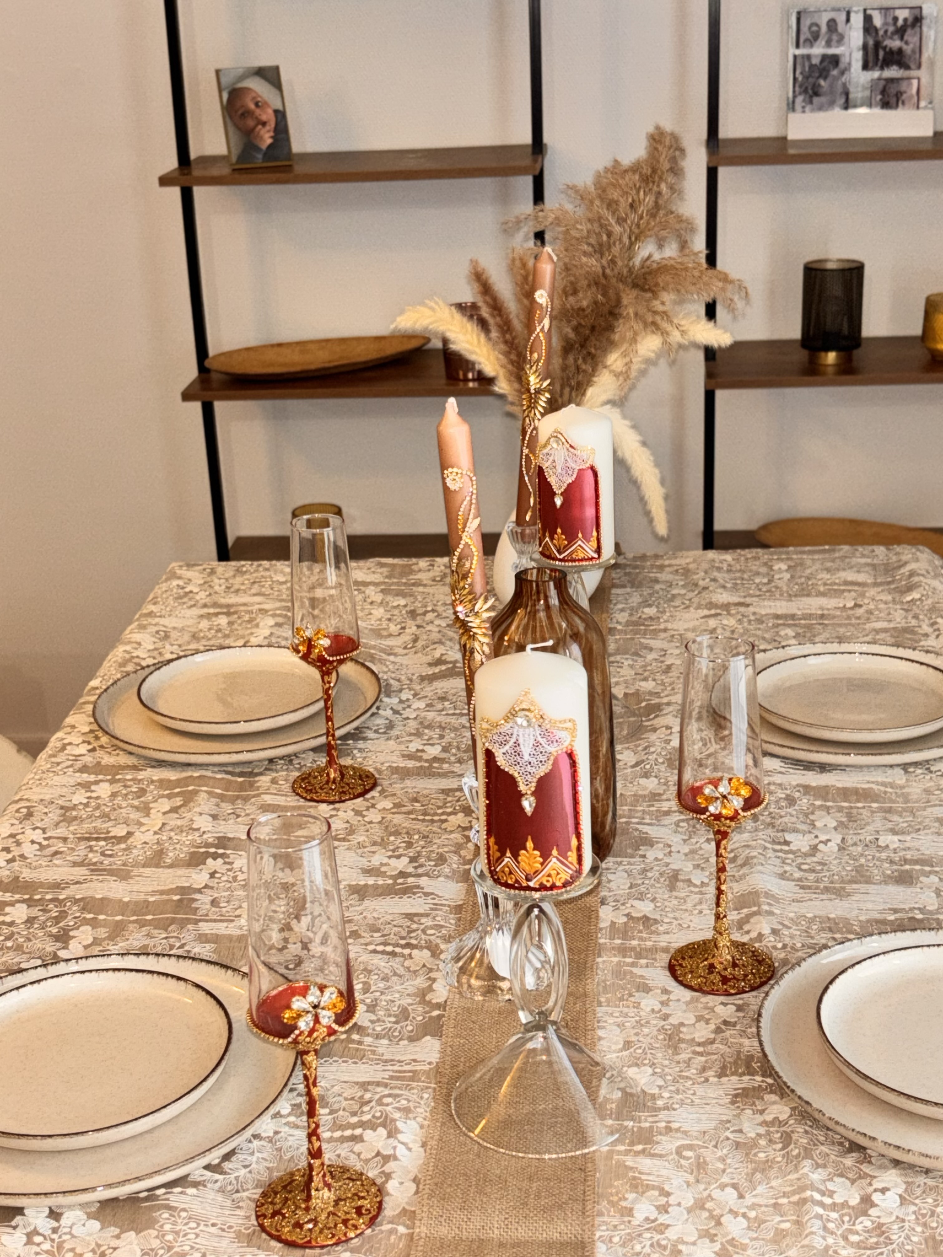 Lot de 2 verres- Rouge passion