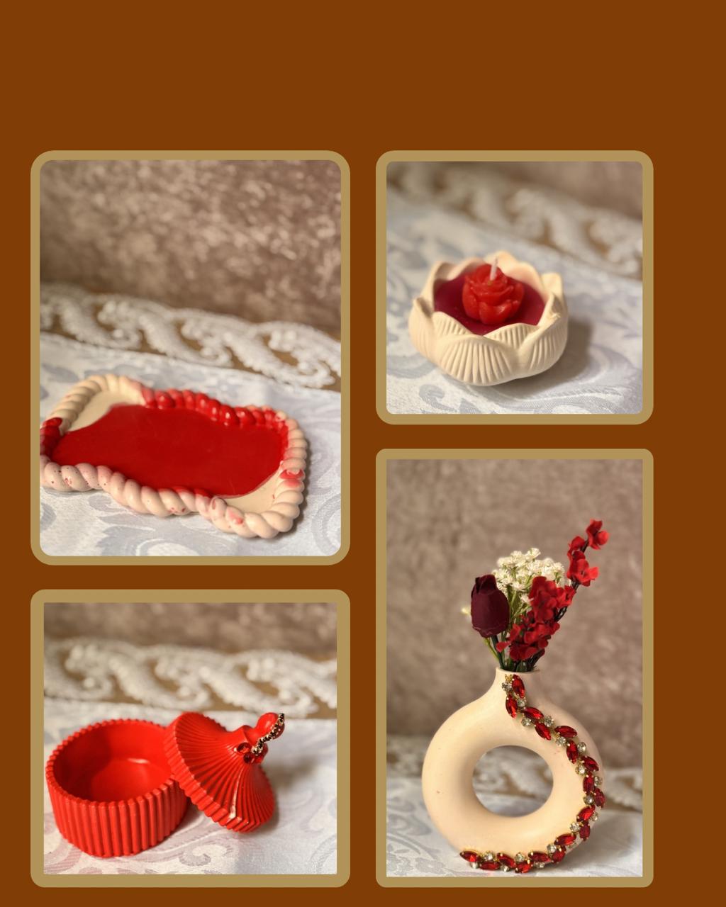 Coffret décoratif en jasmonite