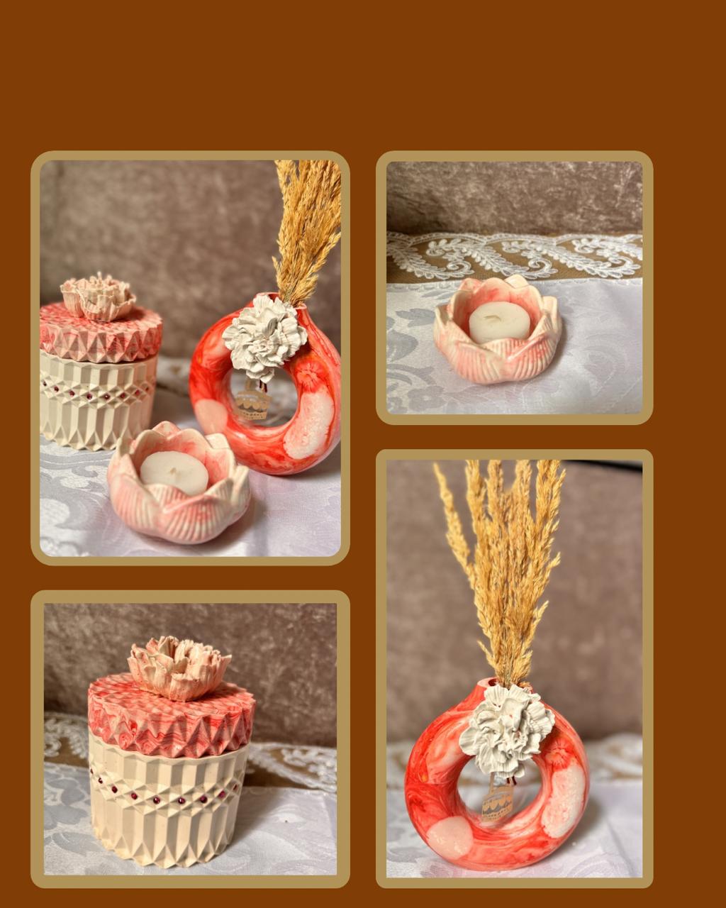 Coffret décoratif en jasmonite