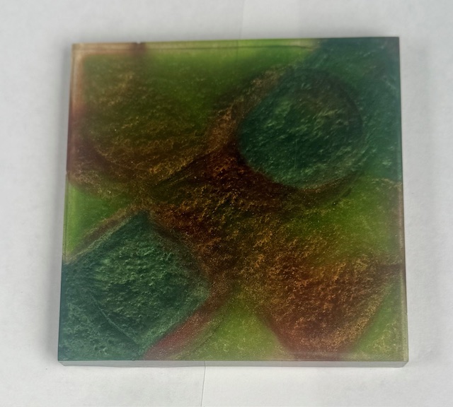 Abstract Green and Gold