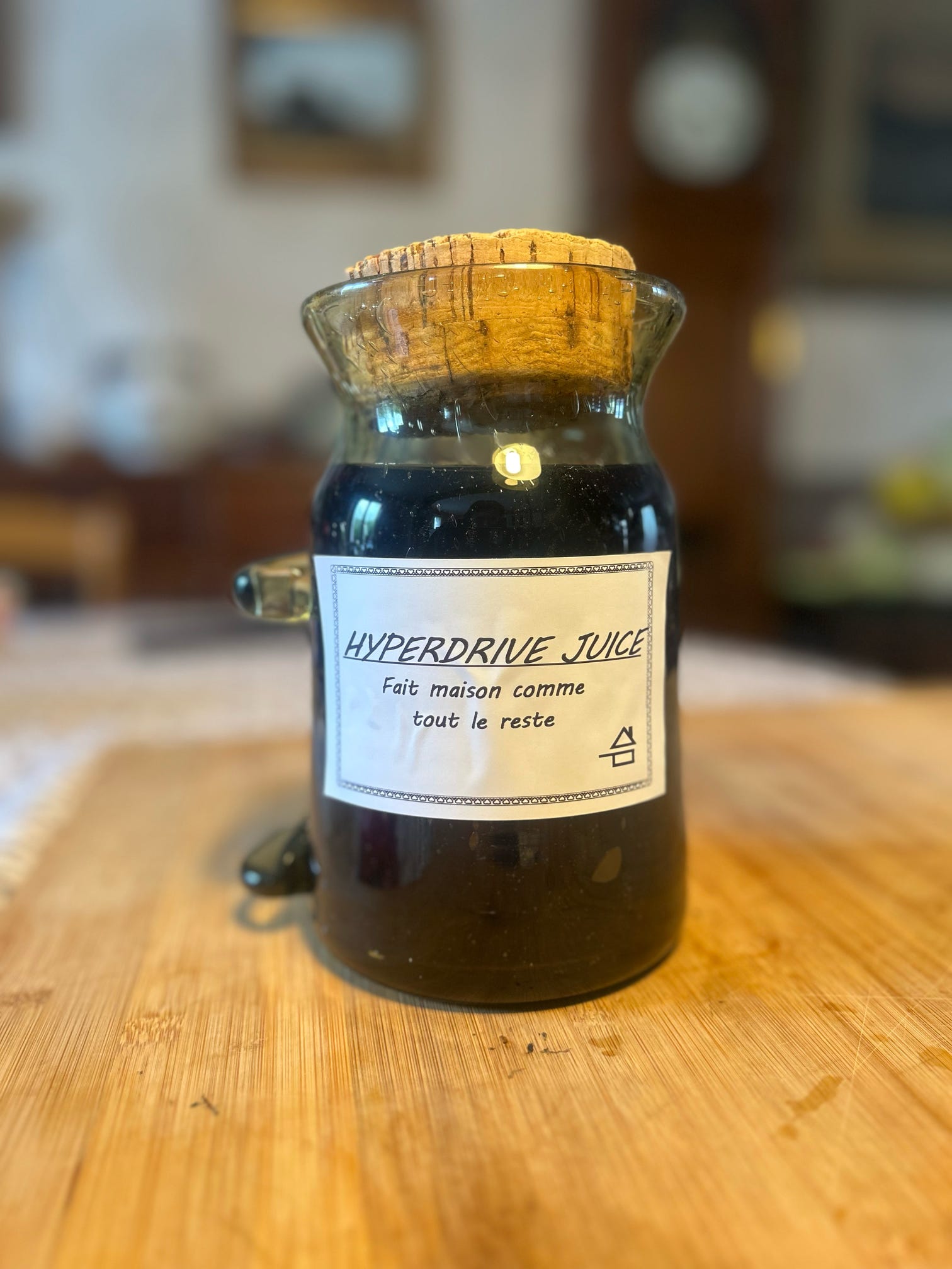 Boisson " Hyperdrive juice"