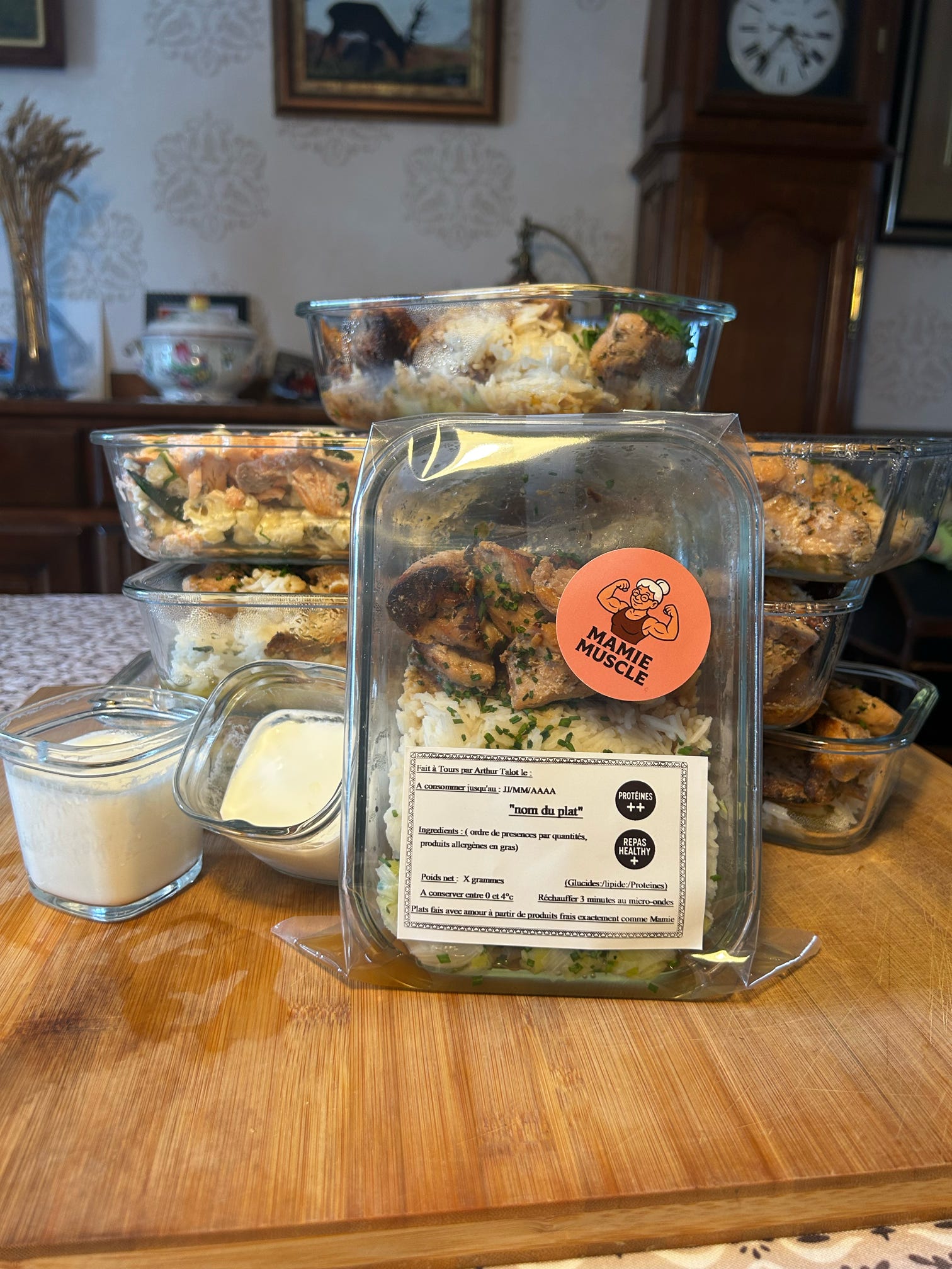 Formule complète 10 repas + 10 desserts 