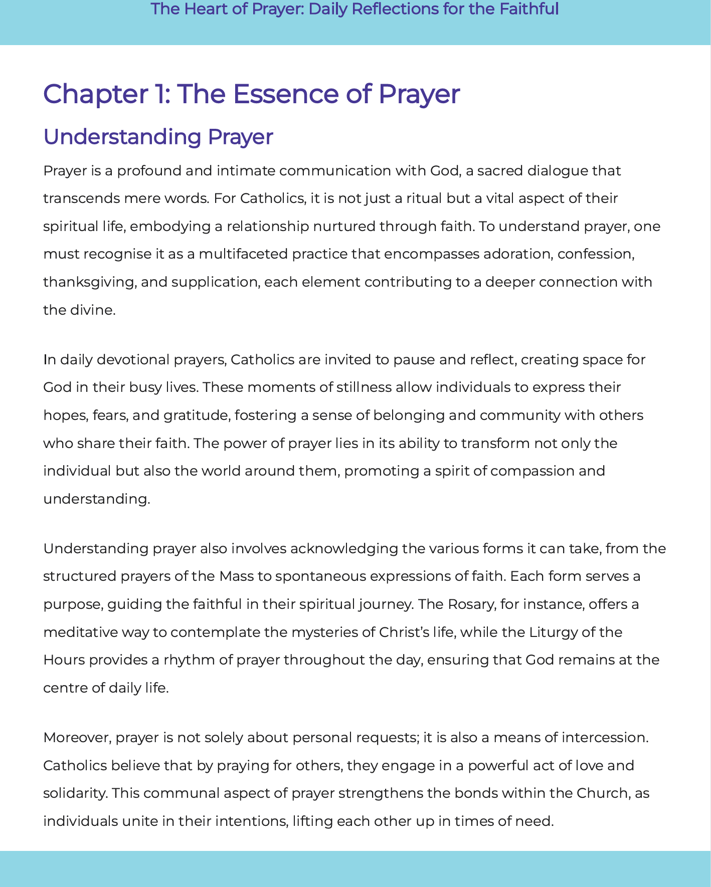 The Heart of Prayer