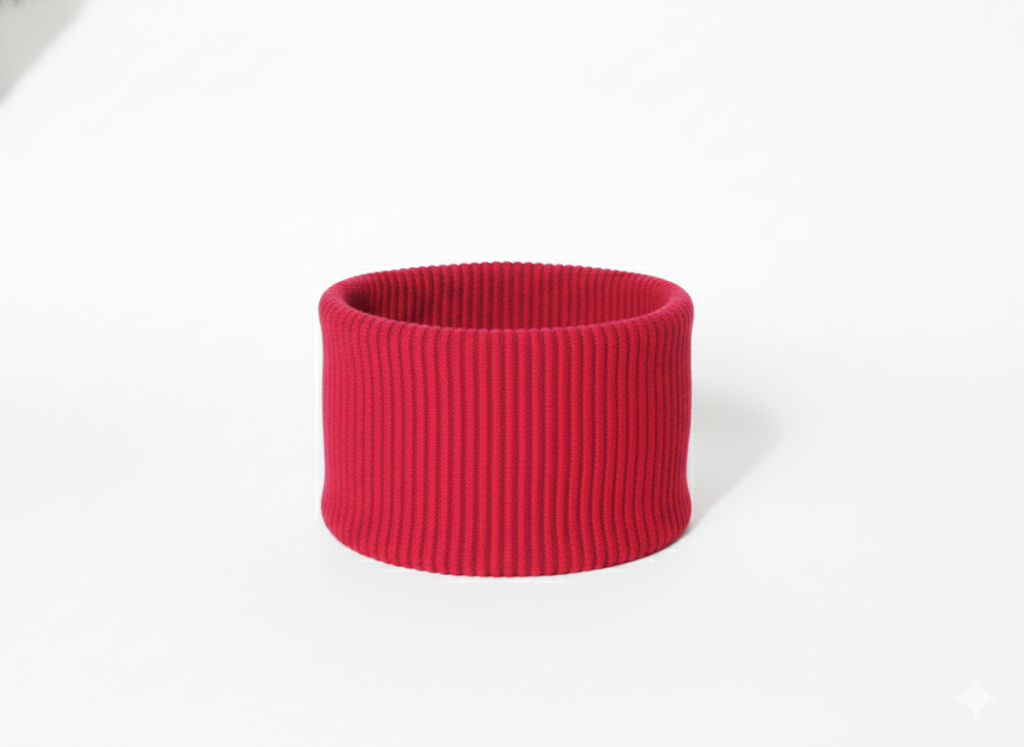 Nukil Dovi Lino. Bufanda de tubo tejida a mano 80% Algodón 15% Lino 5% Seda