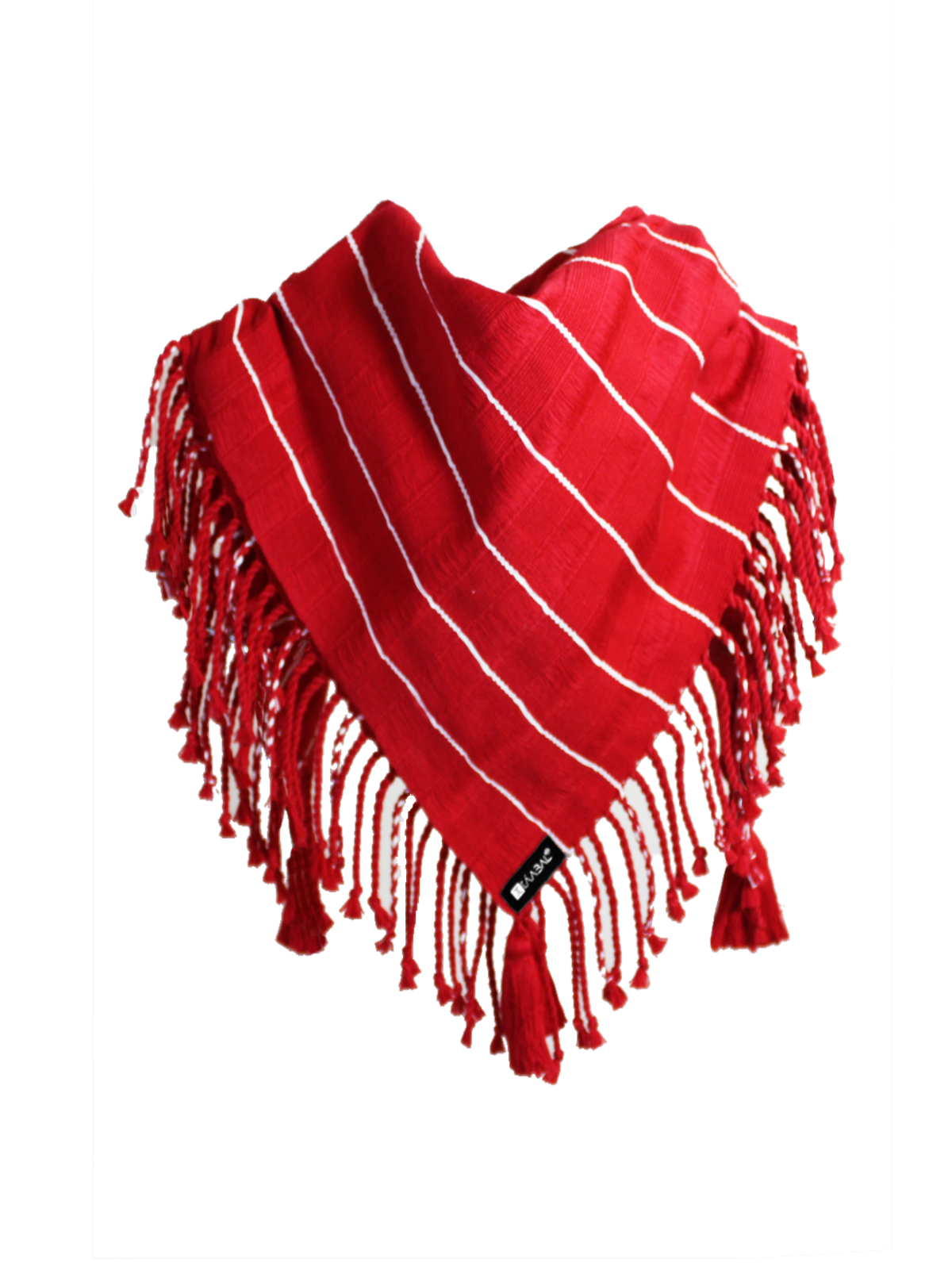 Bufanda cuadrada. Líneas