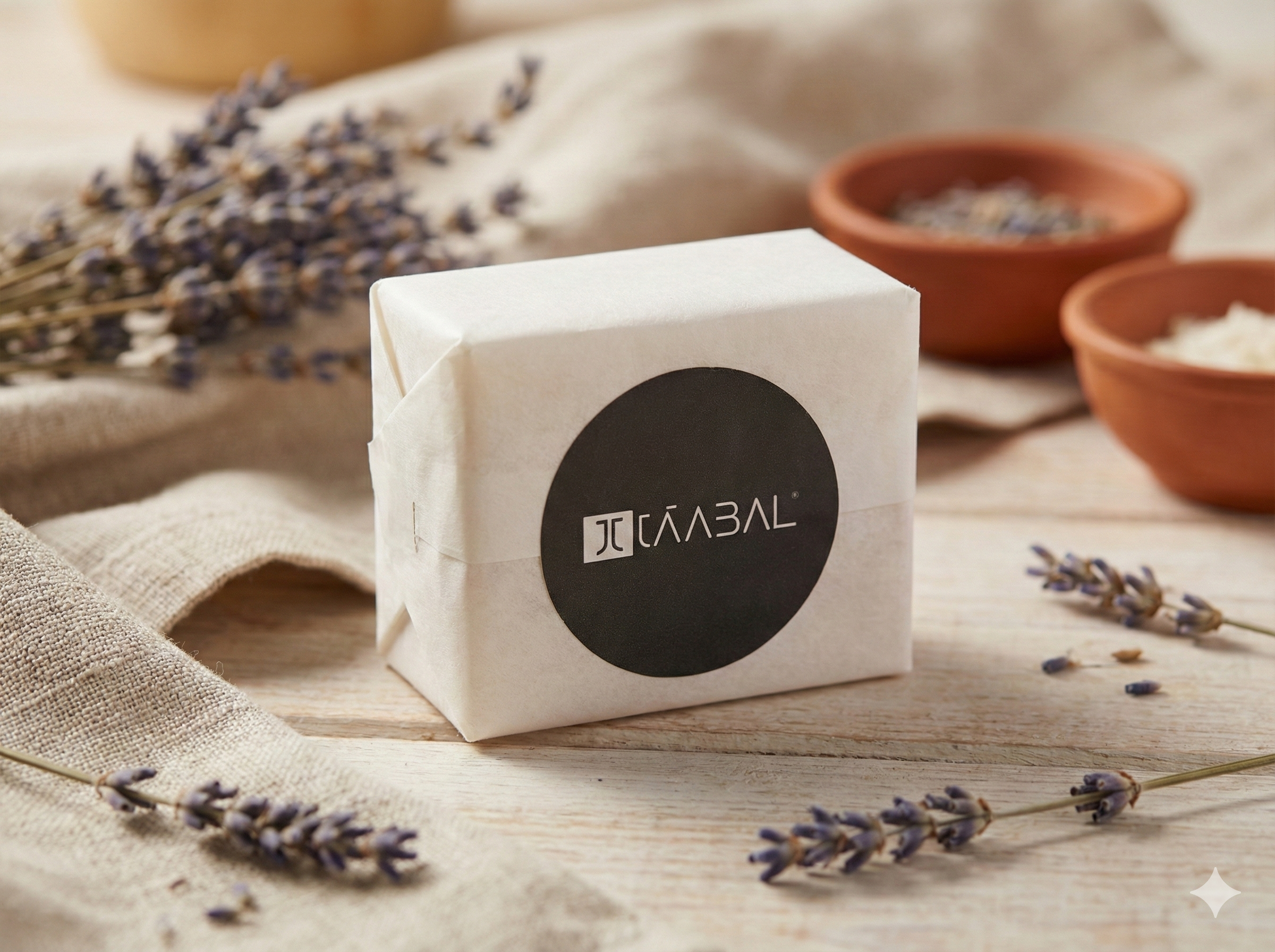 Jabón de coco en barra